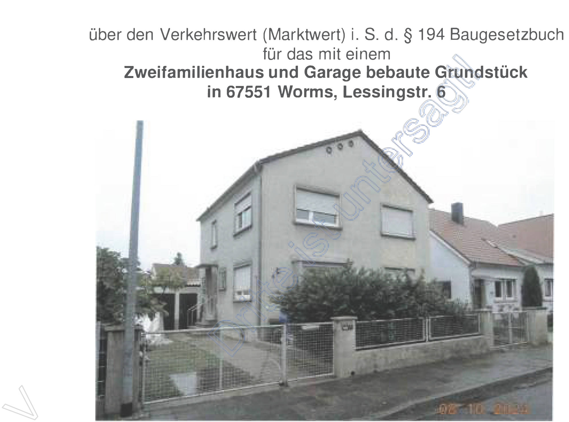 Zweifamilienhaus, Garage in Lessingstraße 6, 67551 Worms - Pfeddersheim - Bild 3