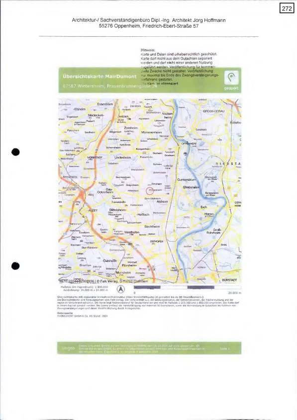 rheinland-pfalz 260 K 38/23 Weingartenstraße 2, Frauenbrunnengasse 24, 67587 Wintersheim 11