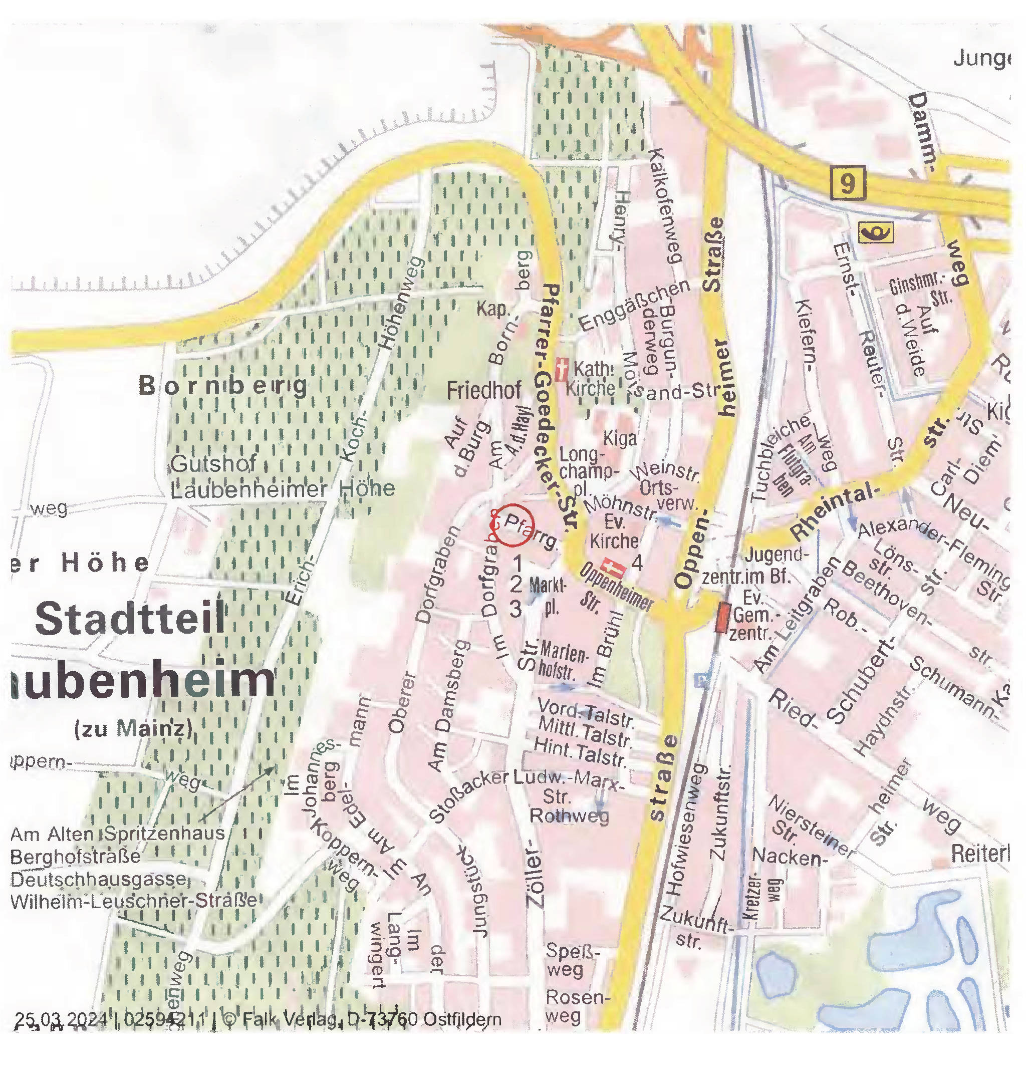 rheinland-pfalz 260 K 54/23 Pfarrgasse 12, 55130 Mainz 15