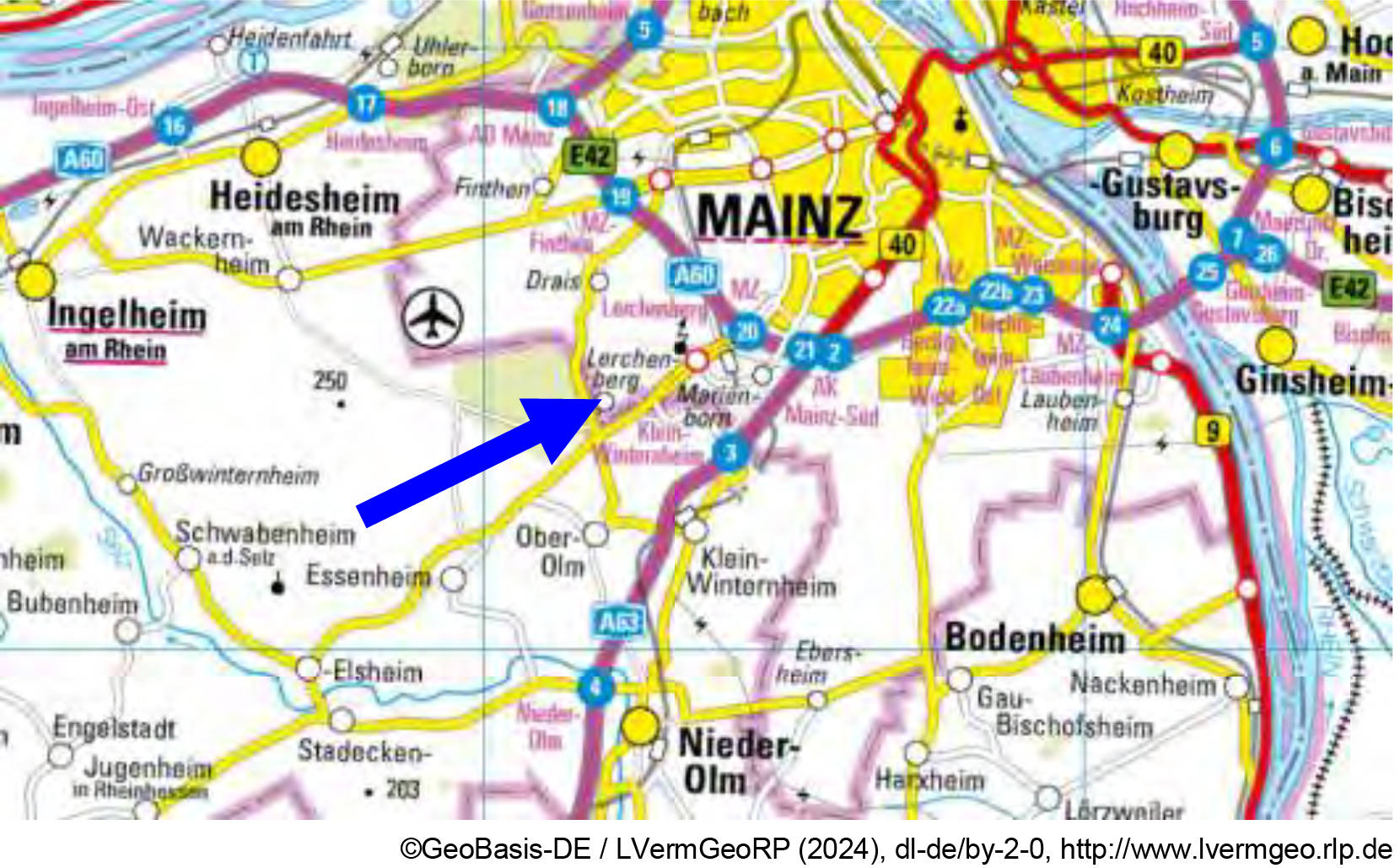 rheinland-pfalz 260 K 71/23 Regerstraße 6, 55127 Mainz-Bretzenheim (Lerchenberg) 19