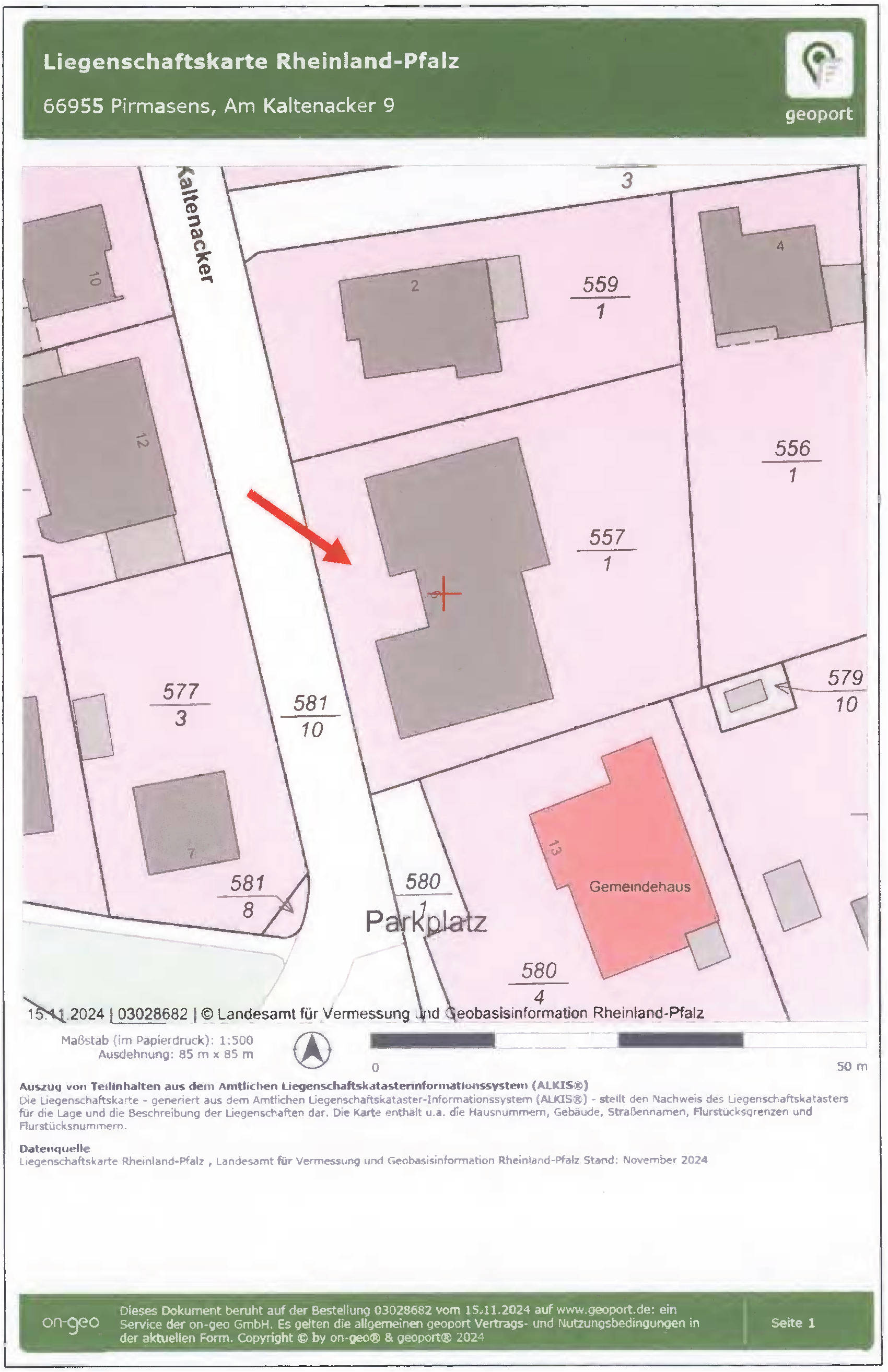 rheinland-pfalz 3 K 45/24 Am Kaltenacker 9, 66955 Pirmasens - Erlenbrunn 7