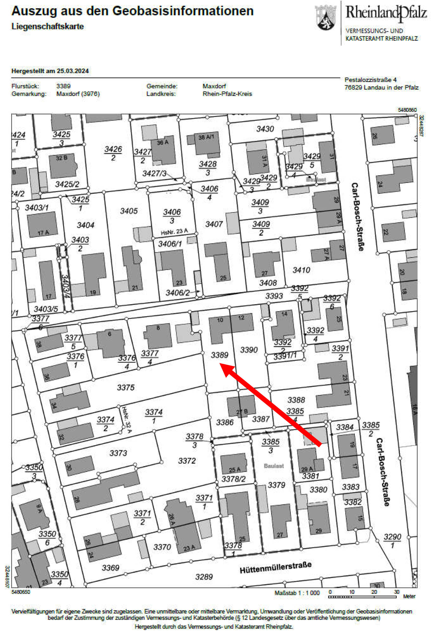 rheinland-pfalz 3 K 69/23 Carl-Müller-Straße 10, 67133 Maxdorf 21