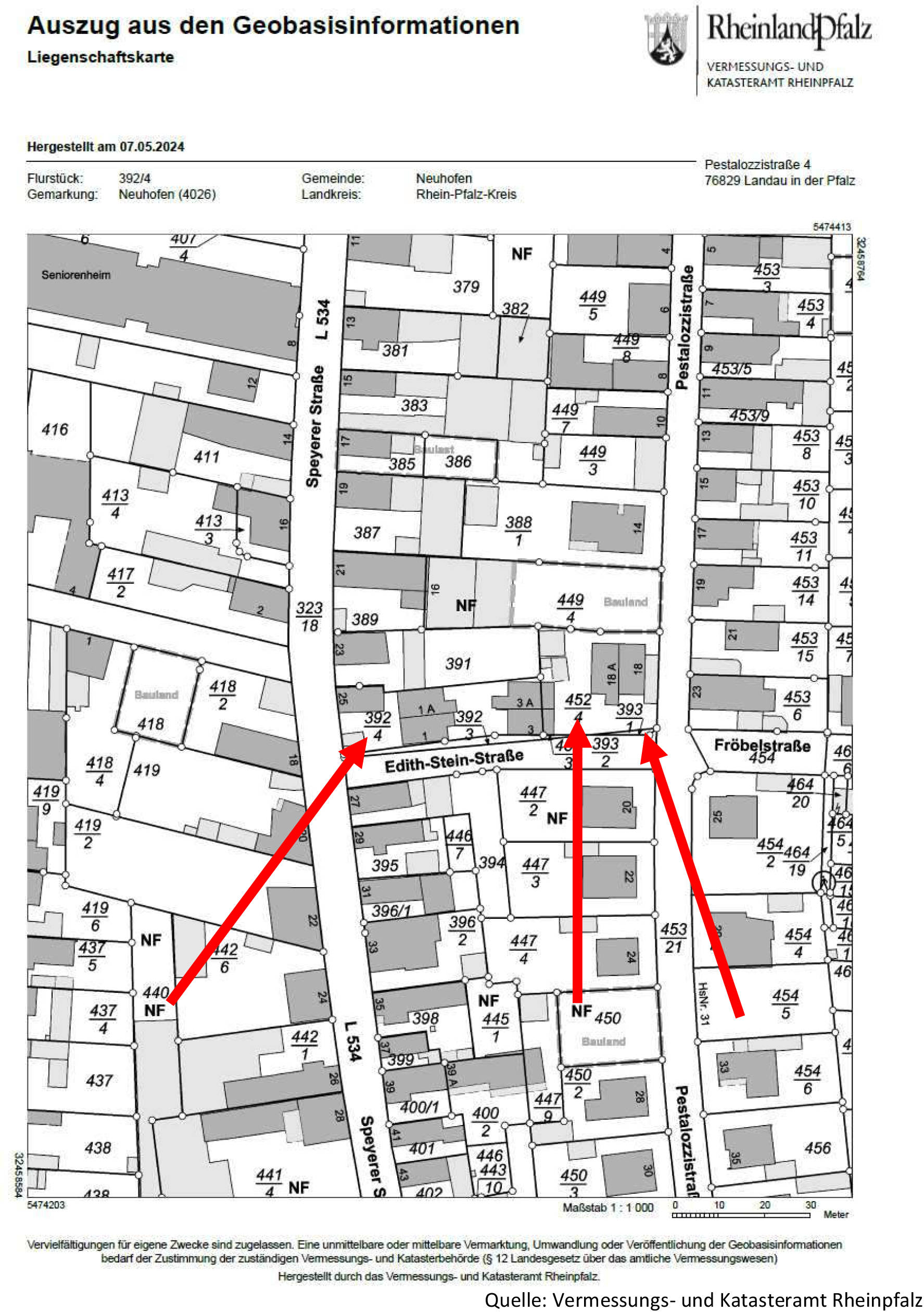 rheinland-pfalz 3 K 83/23 Speyerer Straße 25, 67141 Neuhofen 22
