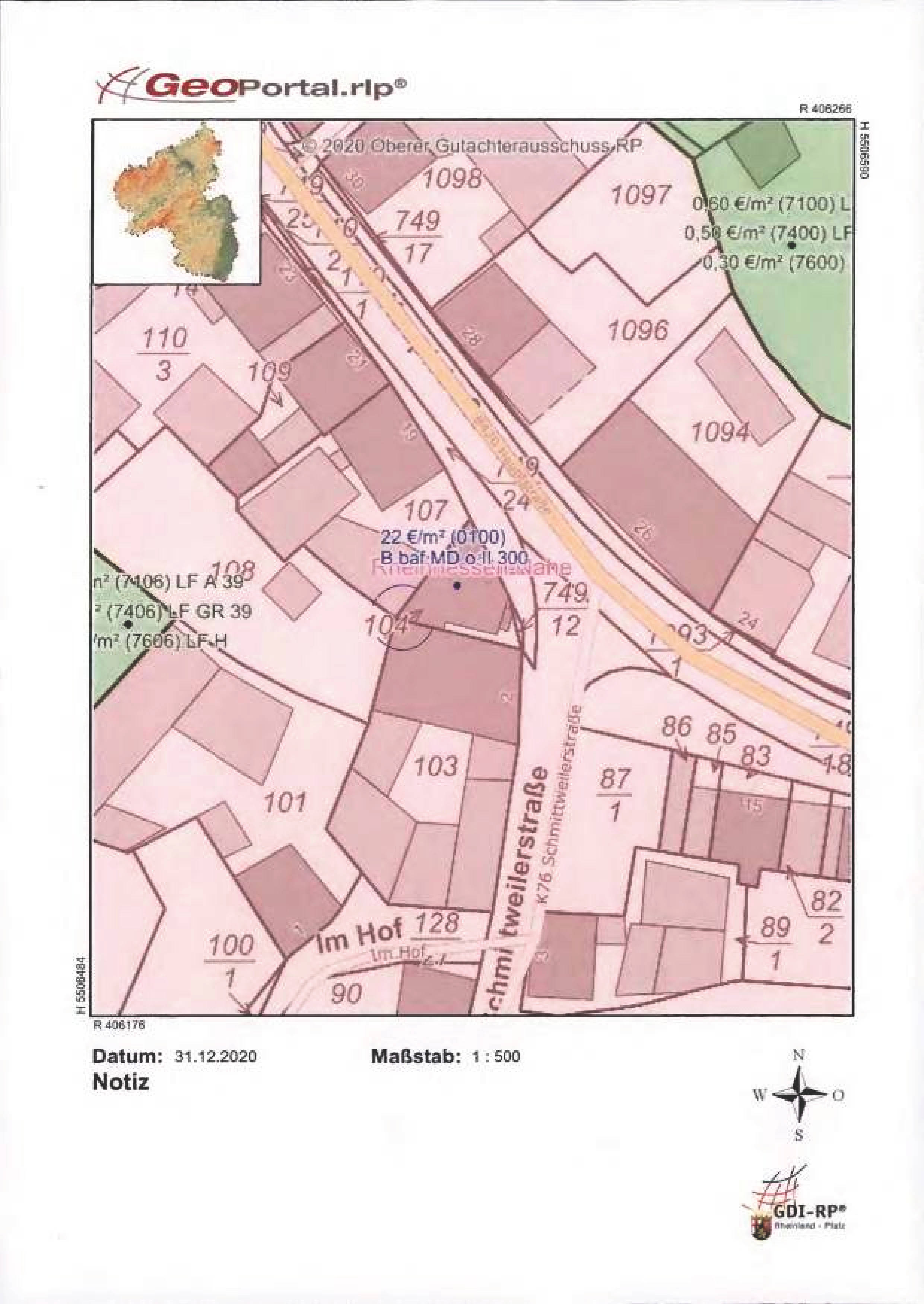 rheinland-pfalz 35 K 73/24 Hauptstraße 17, 67829 Callbach 14