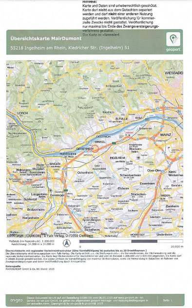 rheinland-pfalz 41 K 6/25 Kiedricher Straße 51, 55218 Ingelheim am Rhein (Stadtteil Nord – Frei-Weinheim) 17