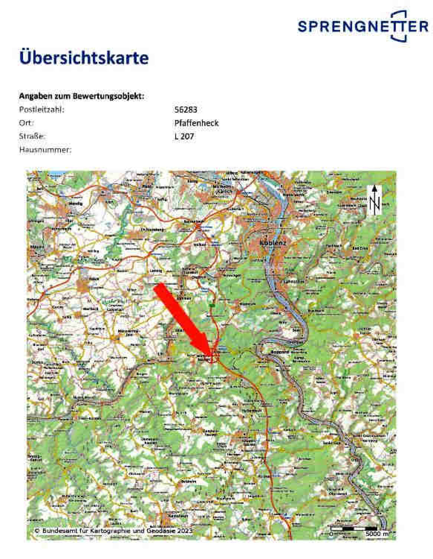 land- und forstwirtschaftlich genutztes Grundstück in Im oberen Bornwäldchen, In der Weidengrube, 56283 Nörtershausen - Bild 3