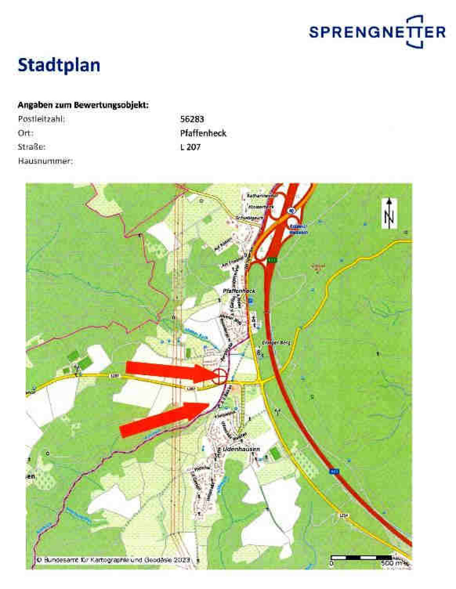 land- und forstwirtschaftlich genutztes Grundstück in Im oberen Bornwäldchen, In der Weidengrube, 56283 Nörtershausen - Bild 4
