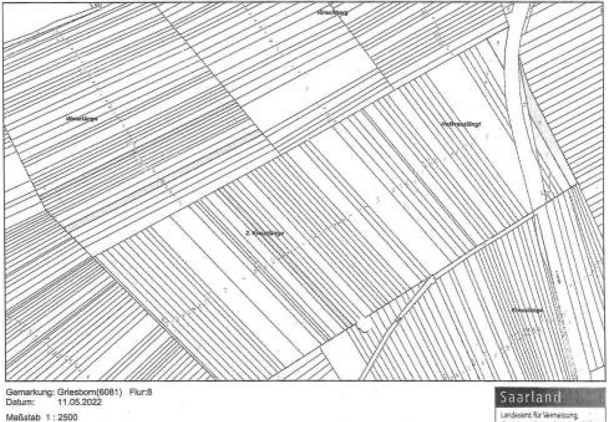 unbebautes Grundstück in Weiherlänge / Hofkreuzlängt, 66773 Schwalbach , Griesborn
