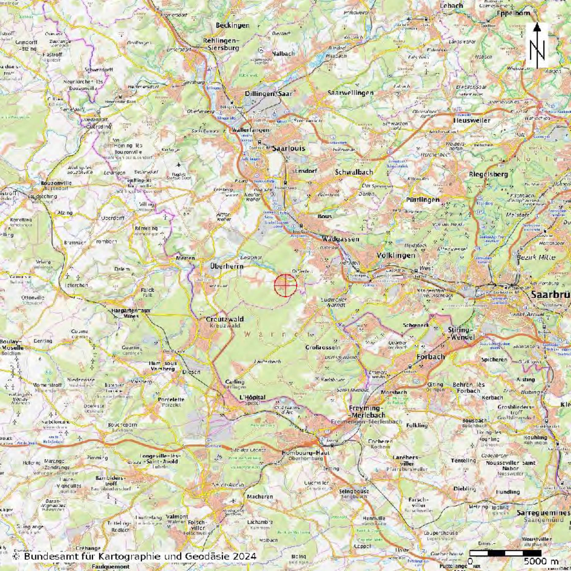 saarland 0004 K 0005/2024 Am Neuländchen  22, 66787 Wadgassen , Differten 15