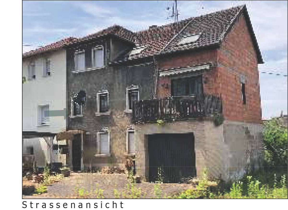 Das Grundstück ist bebaut mit einem einseitig angebauten mehrgeschossigen Wohnhaus 0048 K 0002-2023 Kurzenbergstraße 103, 66292 Riegelsberg