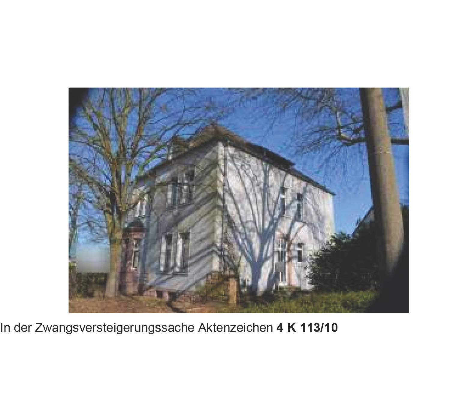 saarland 4 K 113/10 Merziger Straße 64, 66763 Dillingen/Saar 1