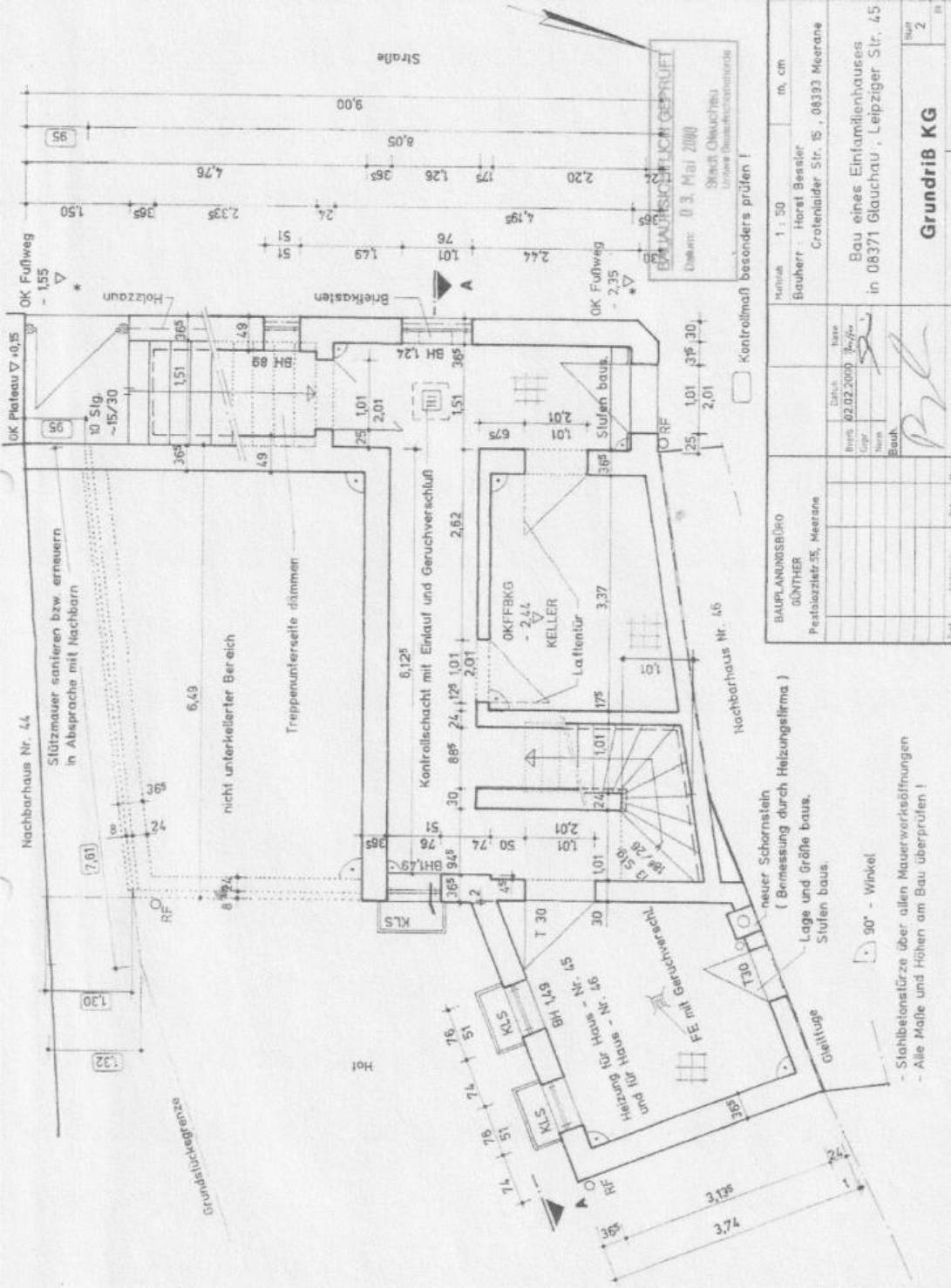 Grundstück bebaut mit Kellerrohbau in Leipziger Straße 45, 08371 Glauchau - Bild 5