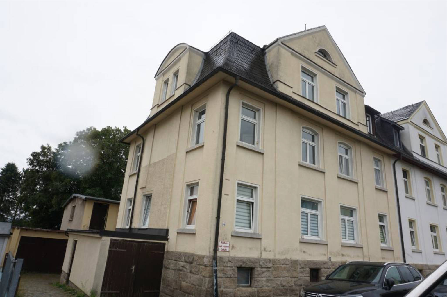 Grundstück bebaut mit Kellerrohbau 0003 K 0058-2021 Leipziger Straße  45, 08371 Glauchau