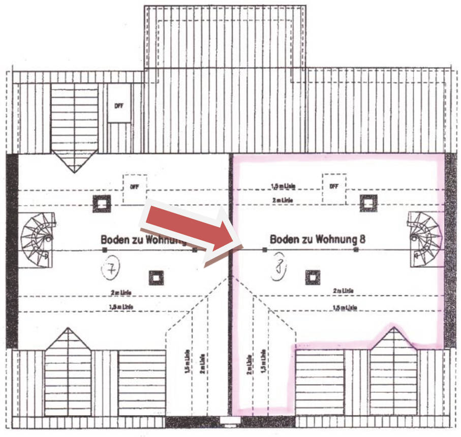 Eigentumswohnung (3 bis 4 Zimmer), Wohnung nebst Kellerraum mit Sondernutzungsrecht am Abstellraum im Treppenhaus Nr. 8 in Sidonienstraße  10, 08412 Werdau - Bild 5