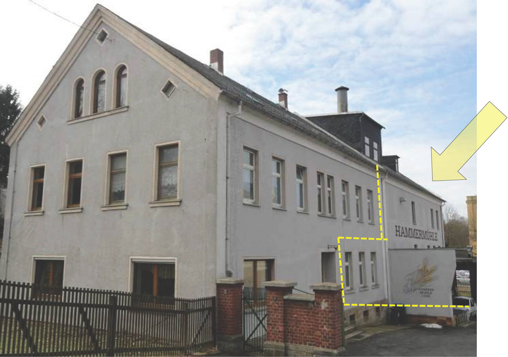 Mühlengebäude mit Nebenanlage u. Garage in Reichenbacher Str.  37, 08485 Lengenfeld