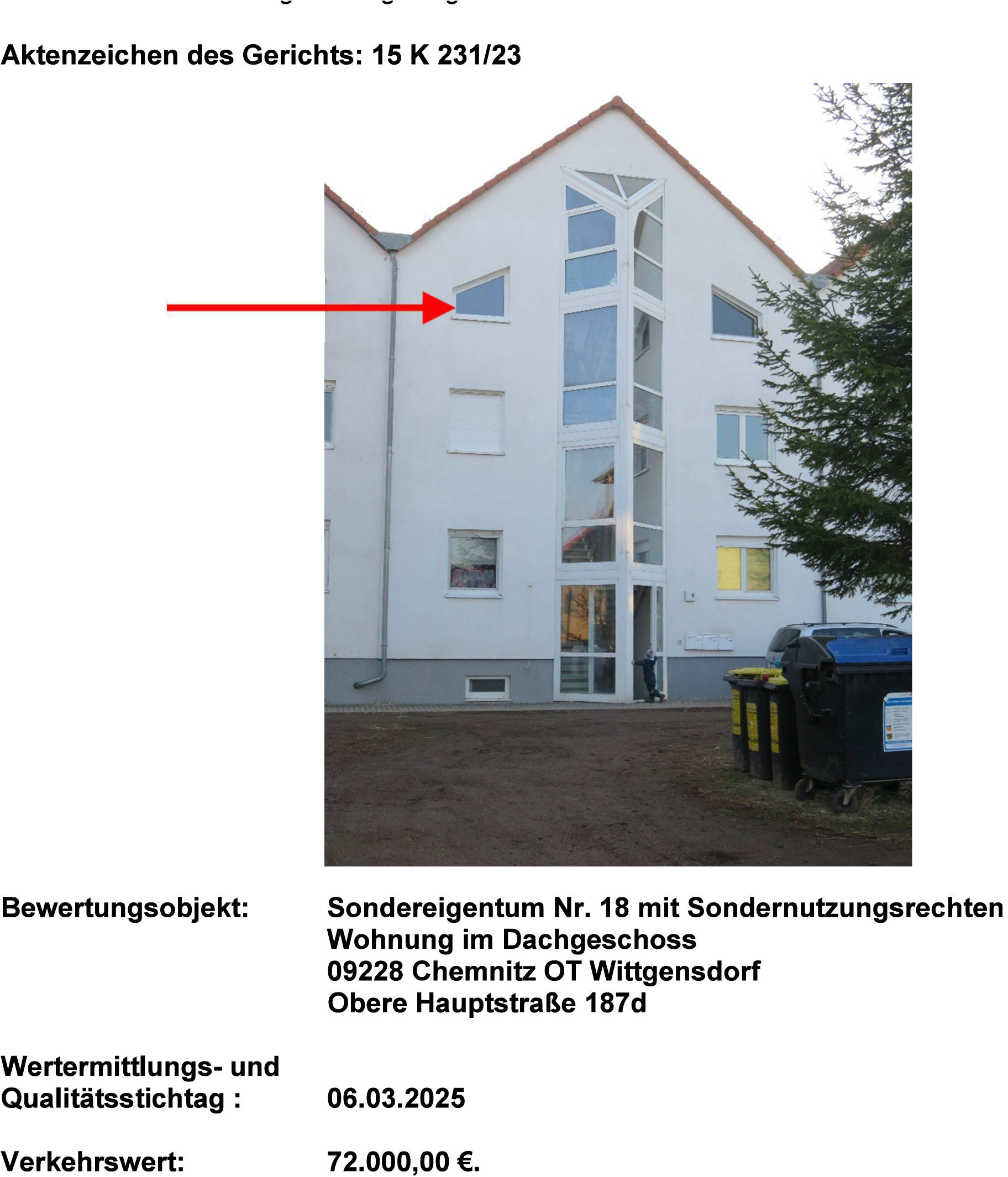 Eigentumswohnung (3 bis 4 Zimmer) in Obere Haupstraße 187 und 187a-f, 09228 Chemnitz, OT Wittgensdorf