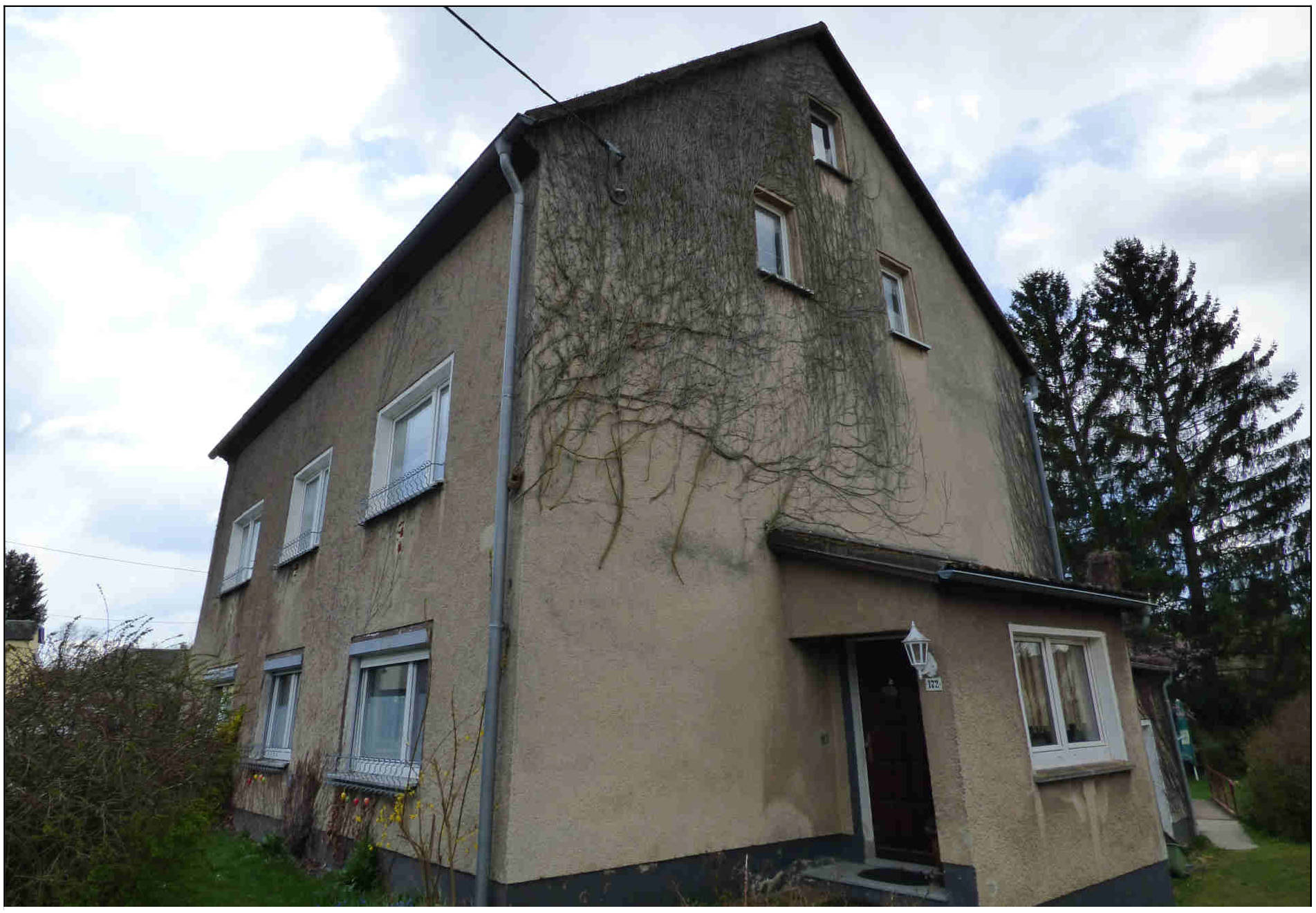 Einfamilienhaus, unbebautes Grundstück in Hauptstraße 172, 09618 Brand-Erbisdorf