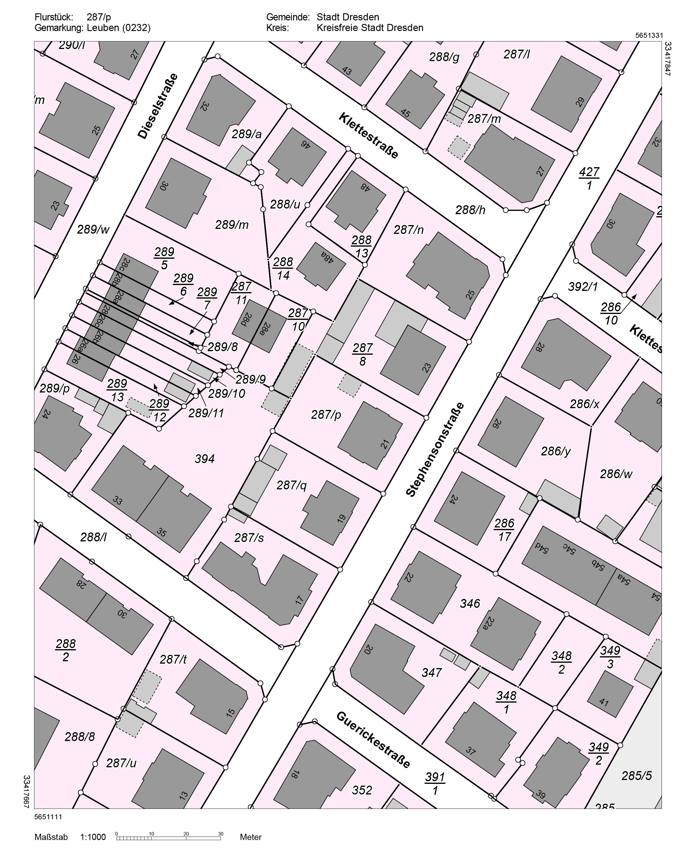 sachsen 0511 K 0402/2016 Stephensonstraße 21, 01257 Dresden 21