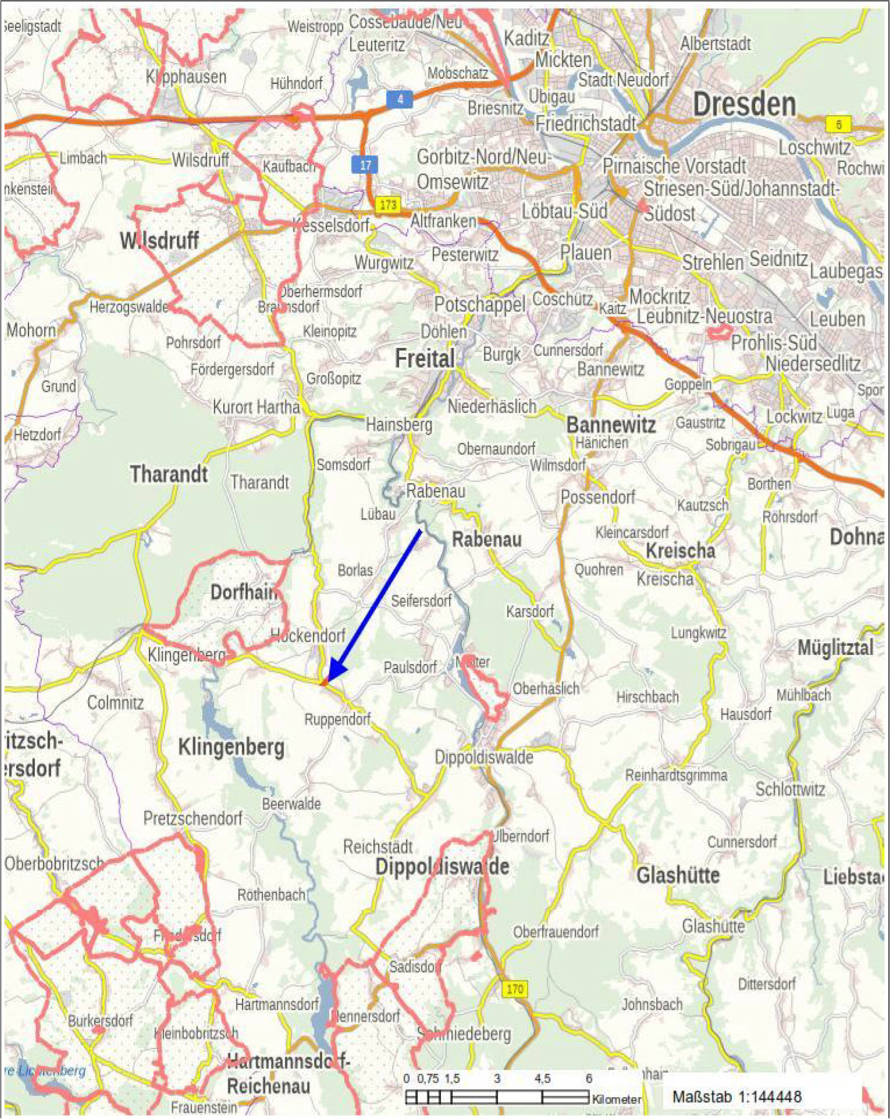 sachsen 0525K0234-2023 Freiberger Straße 51 f, 01774 Klingenberg, Ruppendorf