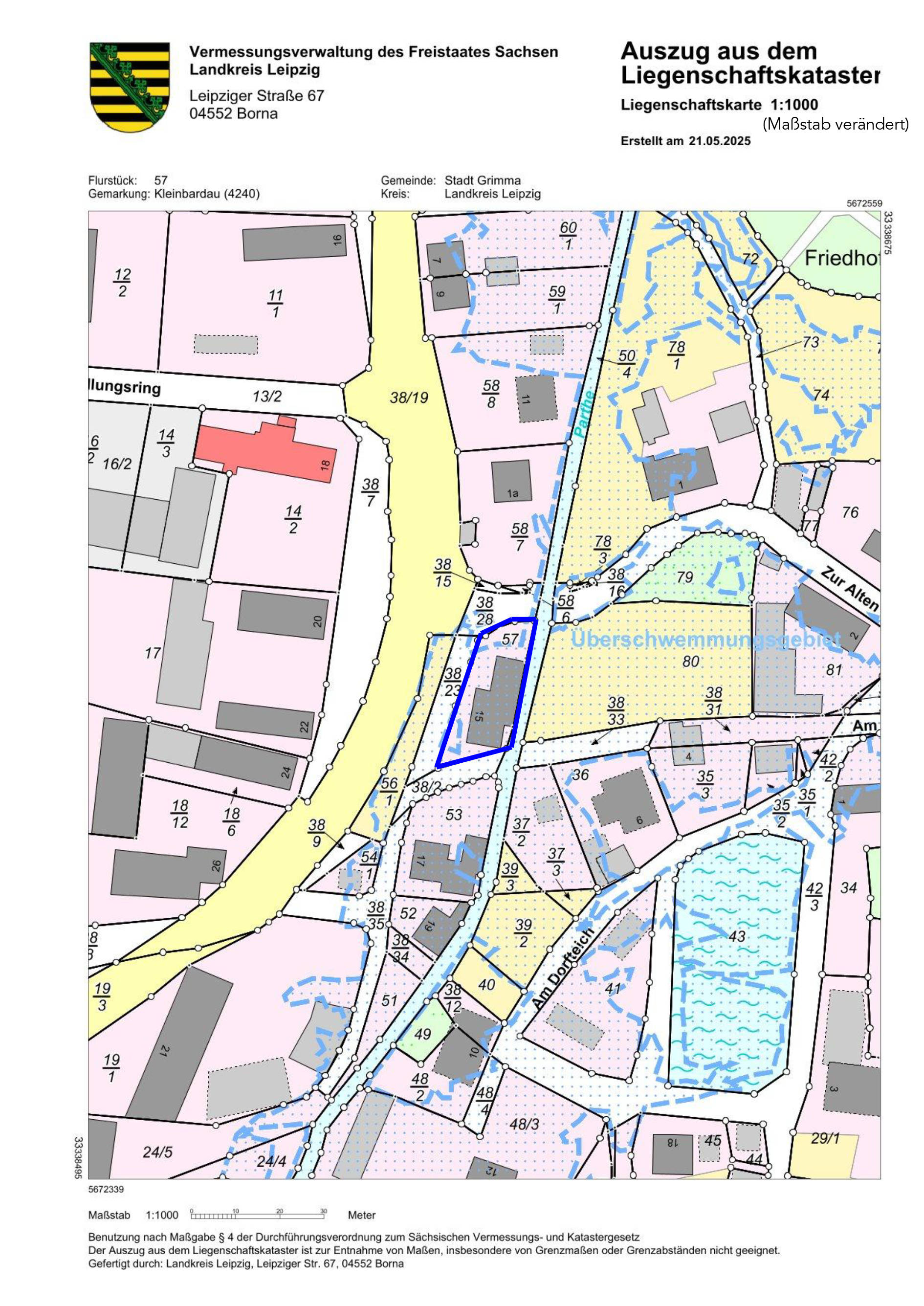 sachsen 456 K 217/24 Kleinbardauer Hauptstraße 15, 04668 Grimma OT Kleinbardau 12