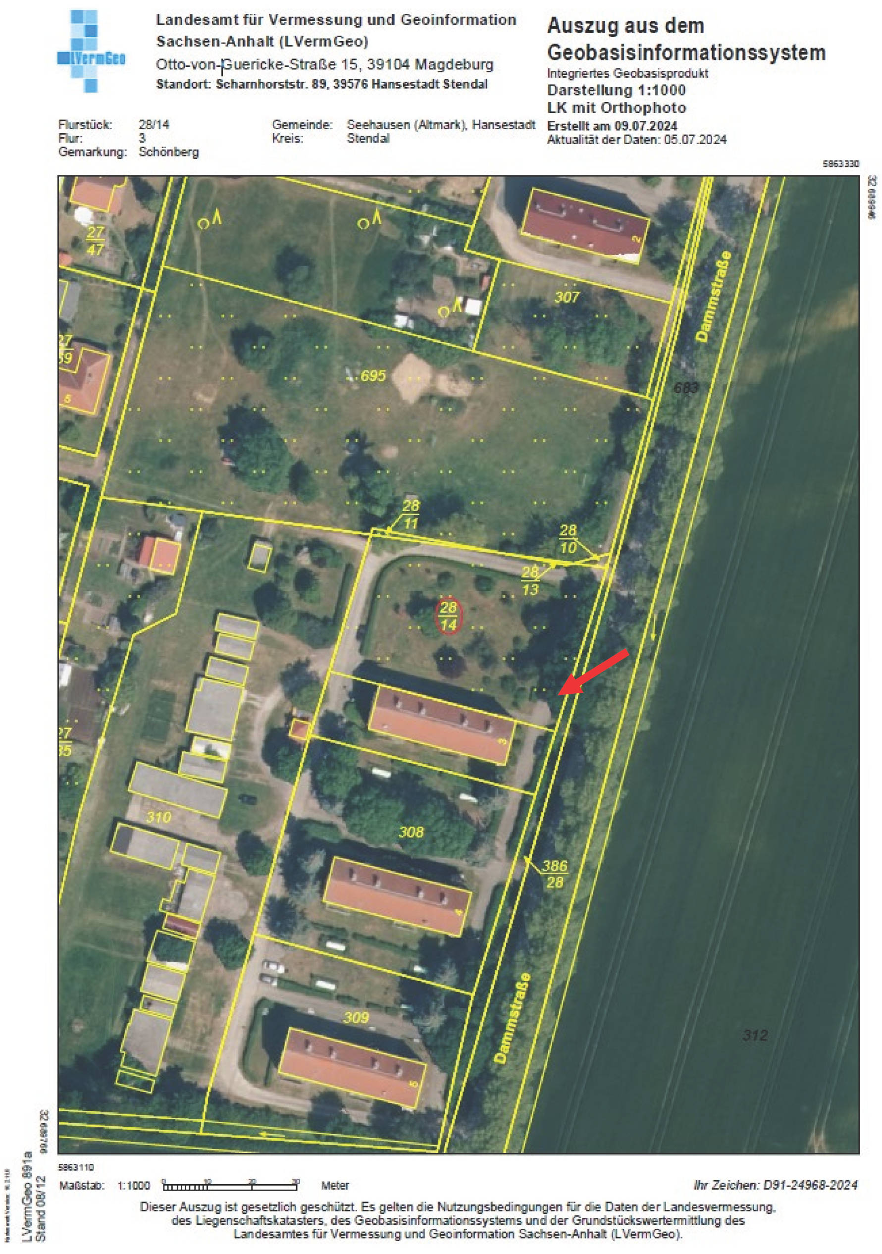 sachsen-anhalt 0007 K 0001/2024 Dammstraße 3, 39615 Seehausen (Altmark), Schönberg 16