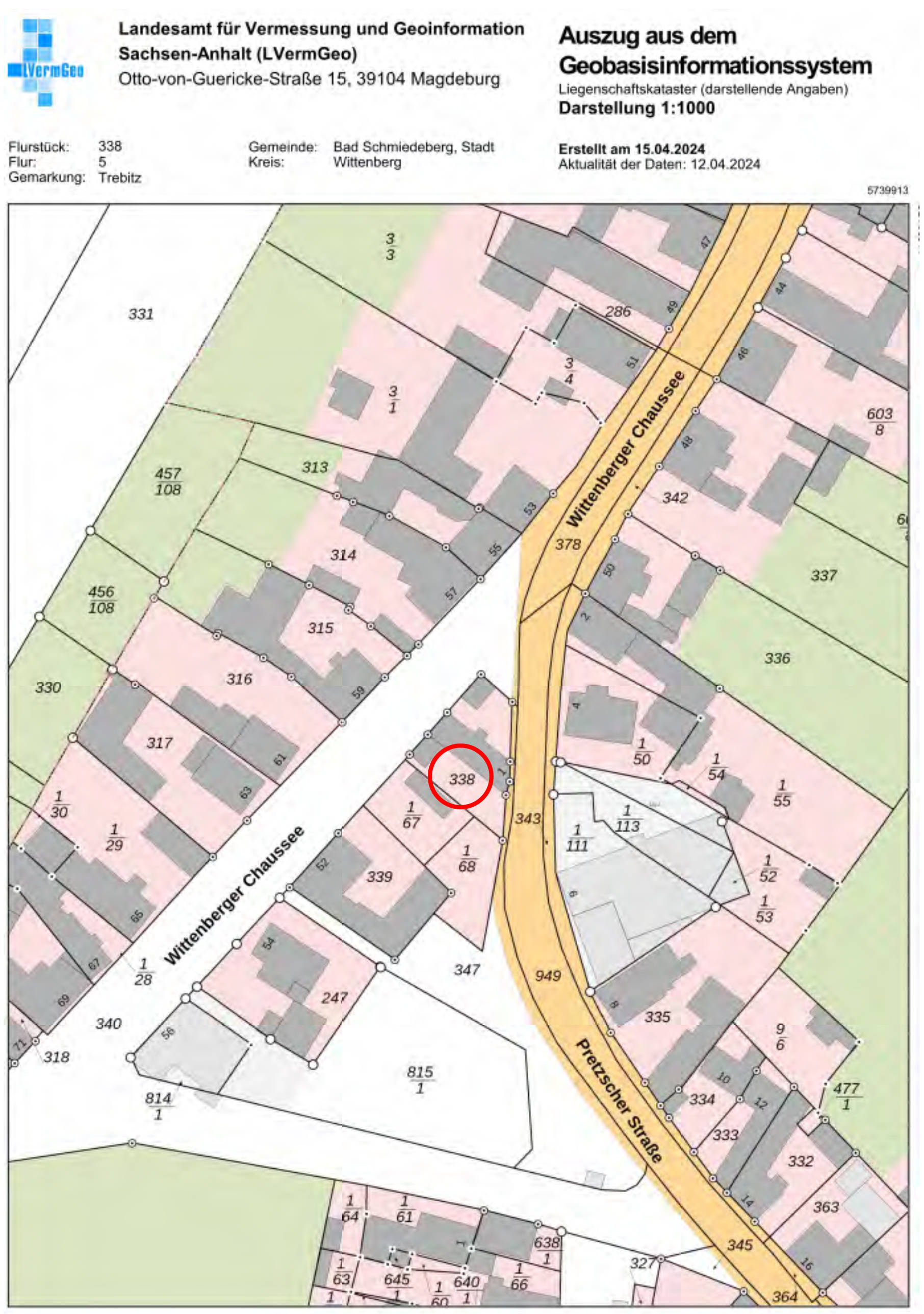 sachsen-anhalt 0013K0004-2024 Pretzscher Str. 1, 06905 Bad Schmiedeberg, OT Trebitz