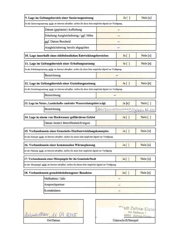 sachsen-anhalt 13 K 3/25 Hohndorfer Straße 18, 06888 Zahna-Elster - Mühlanger 13