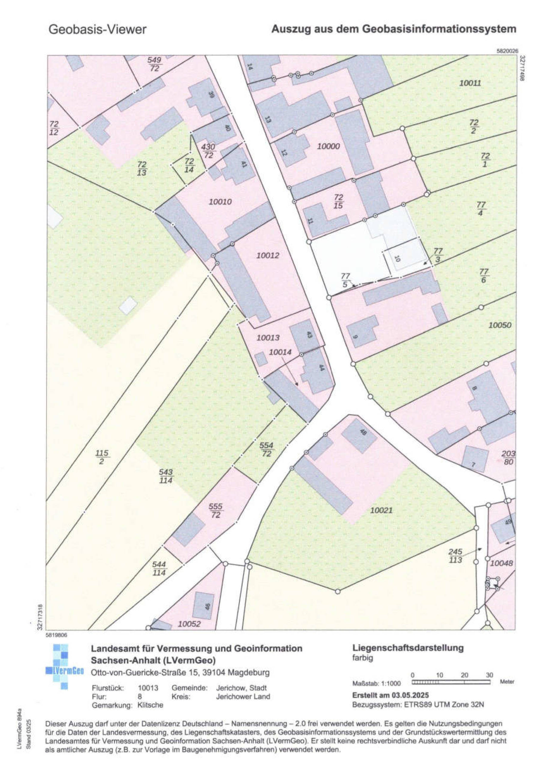 sachsen-anhalt 32 K 35/23 Dorfstraße 43, 39307 Klitsche OT Altenklitsche 8