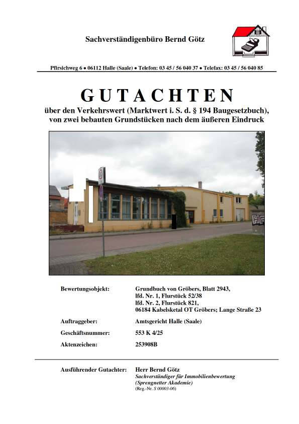 Cafe in Lange Straße 23, 06184 Kabelsketal - Gröbers