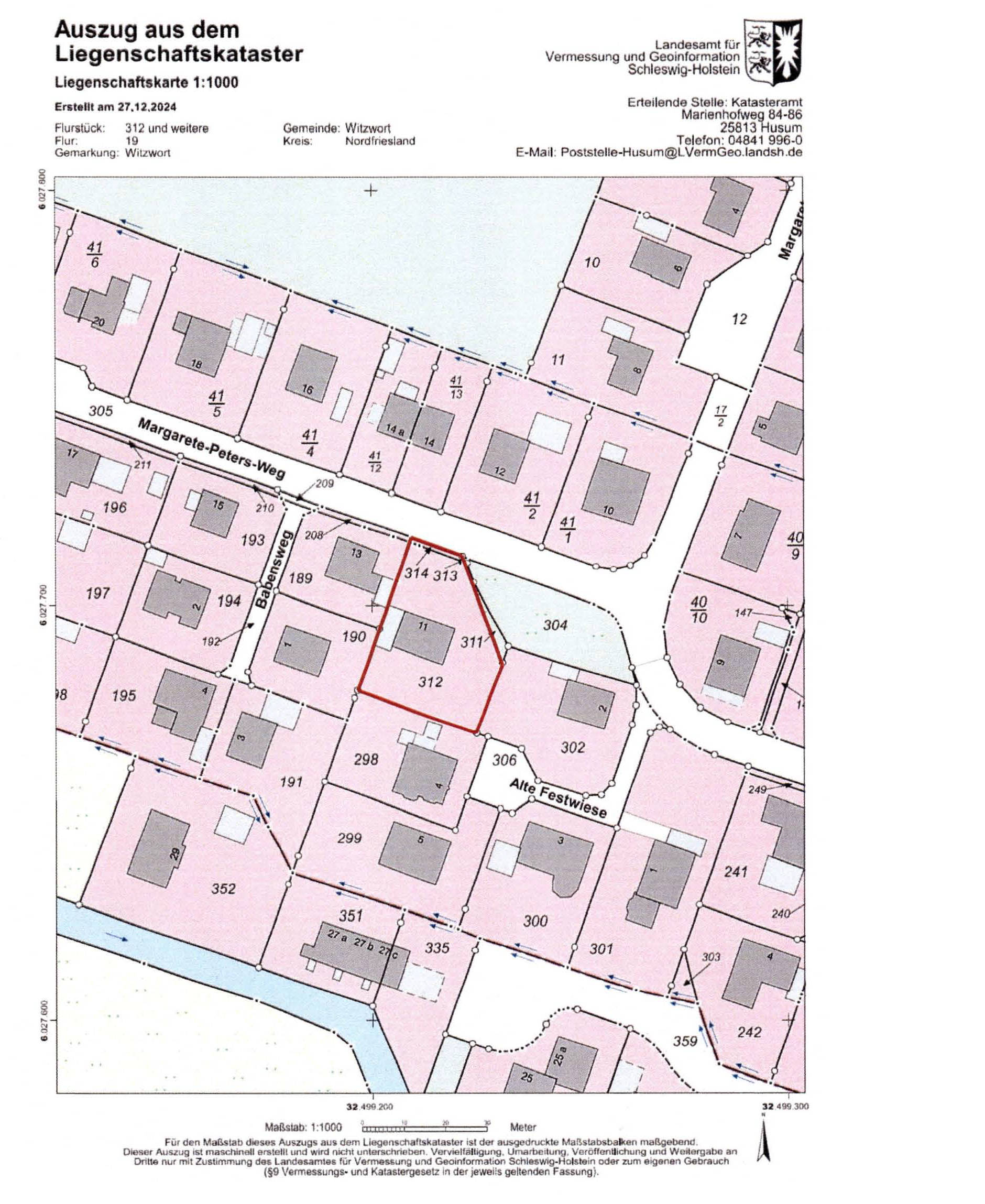 schleswig-holstein 6 K 16/24 Margarete-Peters-Weg 11, 25889 Witzwort 7