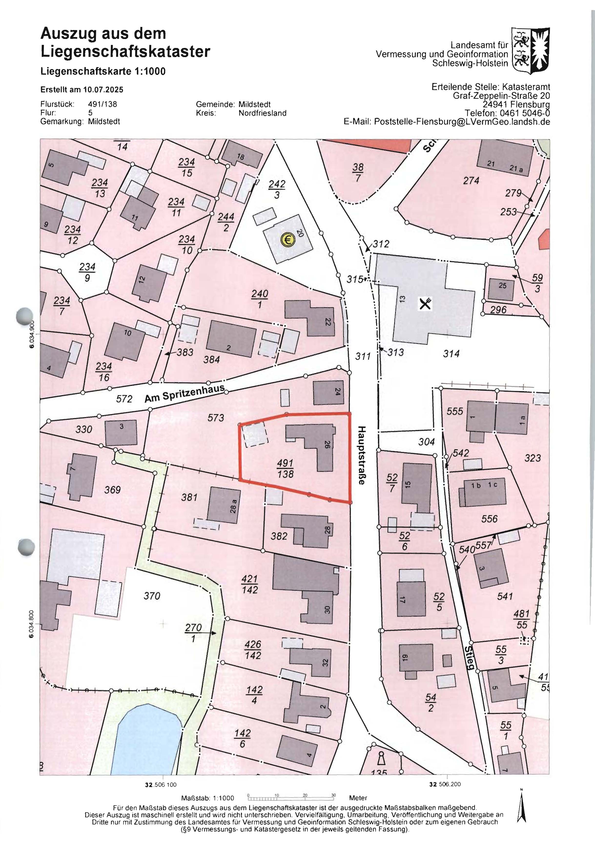 schleswig-holstein 6 K 7/25 Hauptstraße 26, 25866 Mildstedt 5