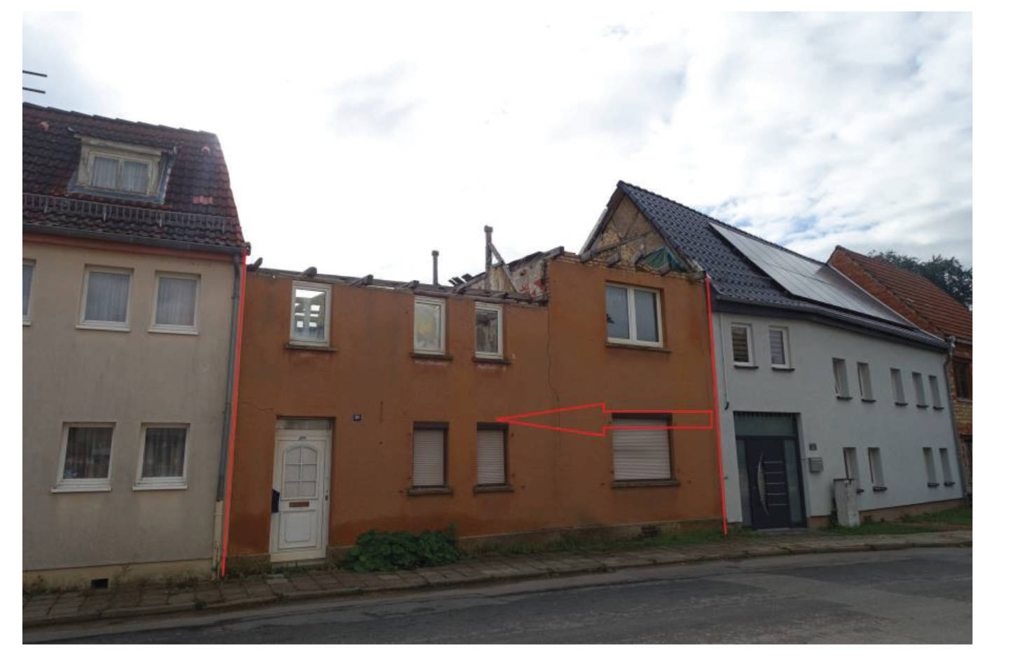 Ruine Reihenmittelhaus in Brückenstraße 38, 99955 Bad Tennstedt