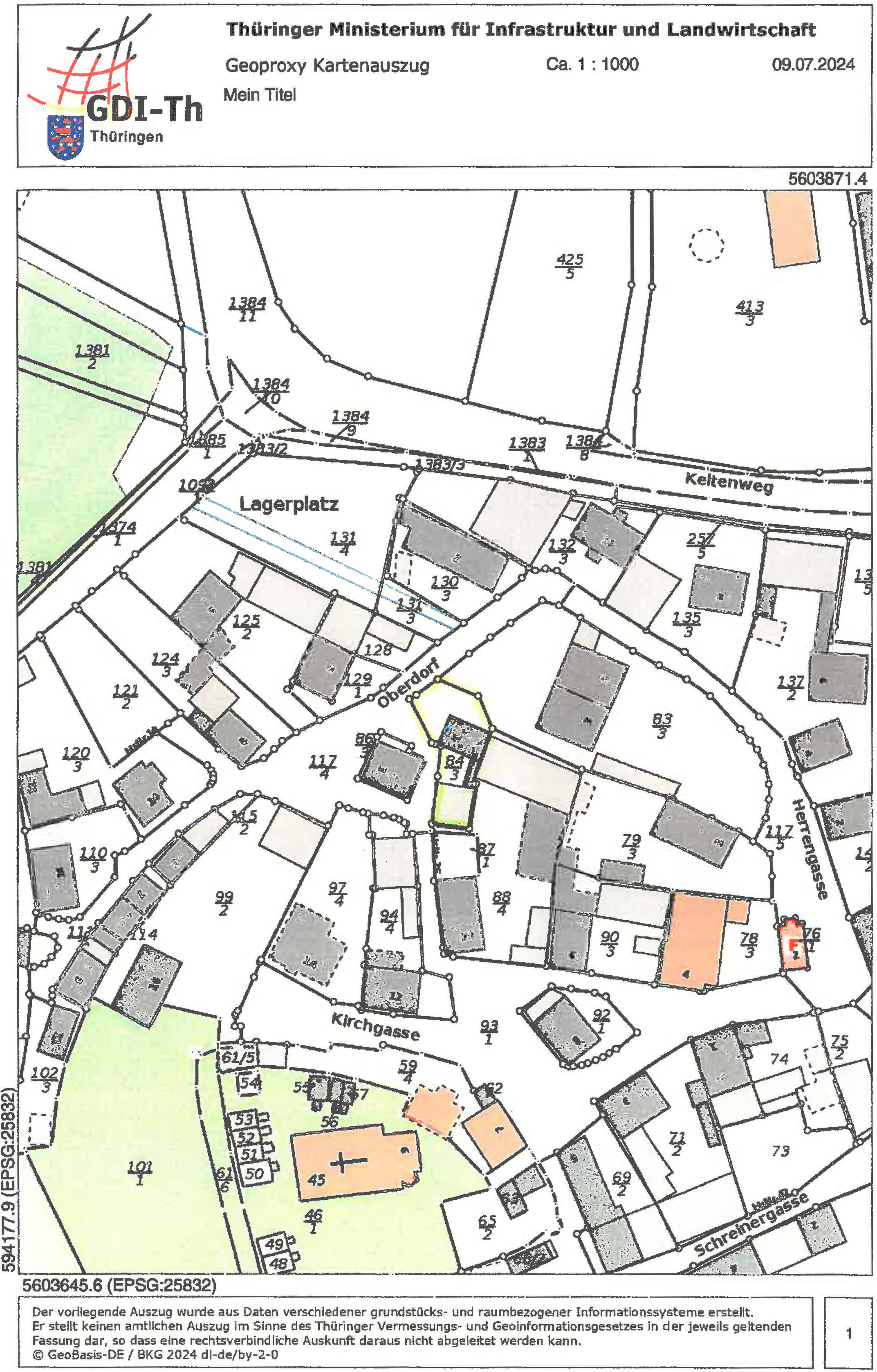 thueringen 0011K0021-2024 Oberdorf 1, 98617 Meiningen OT Herpf