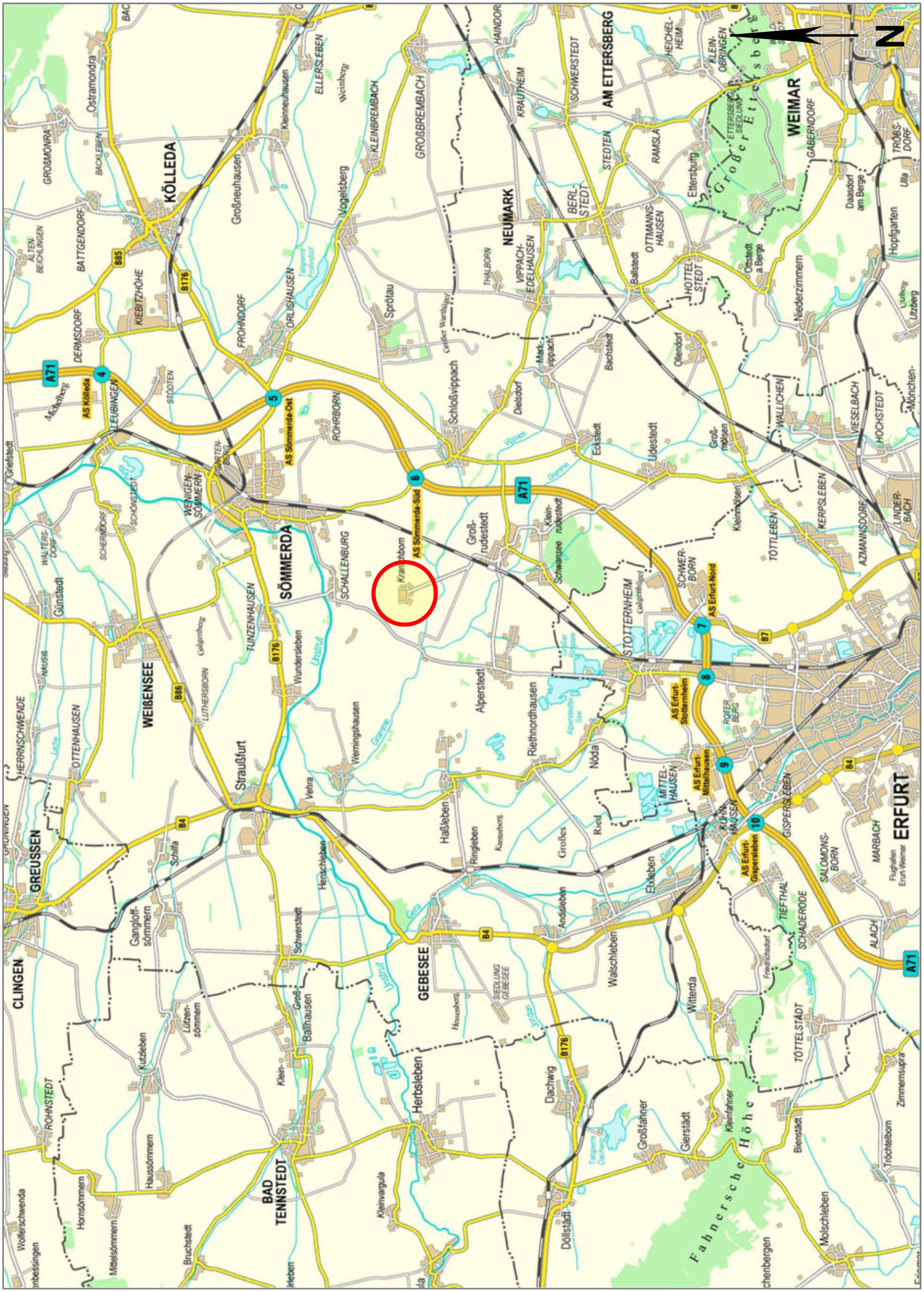 thueringen K 0002/2025 Straße der Jugend  1, 99195 Großrudestedt, Kranichborn 14