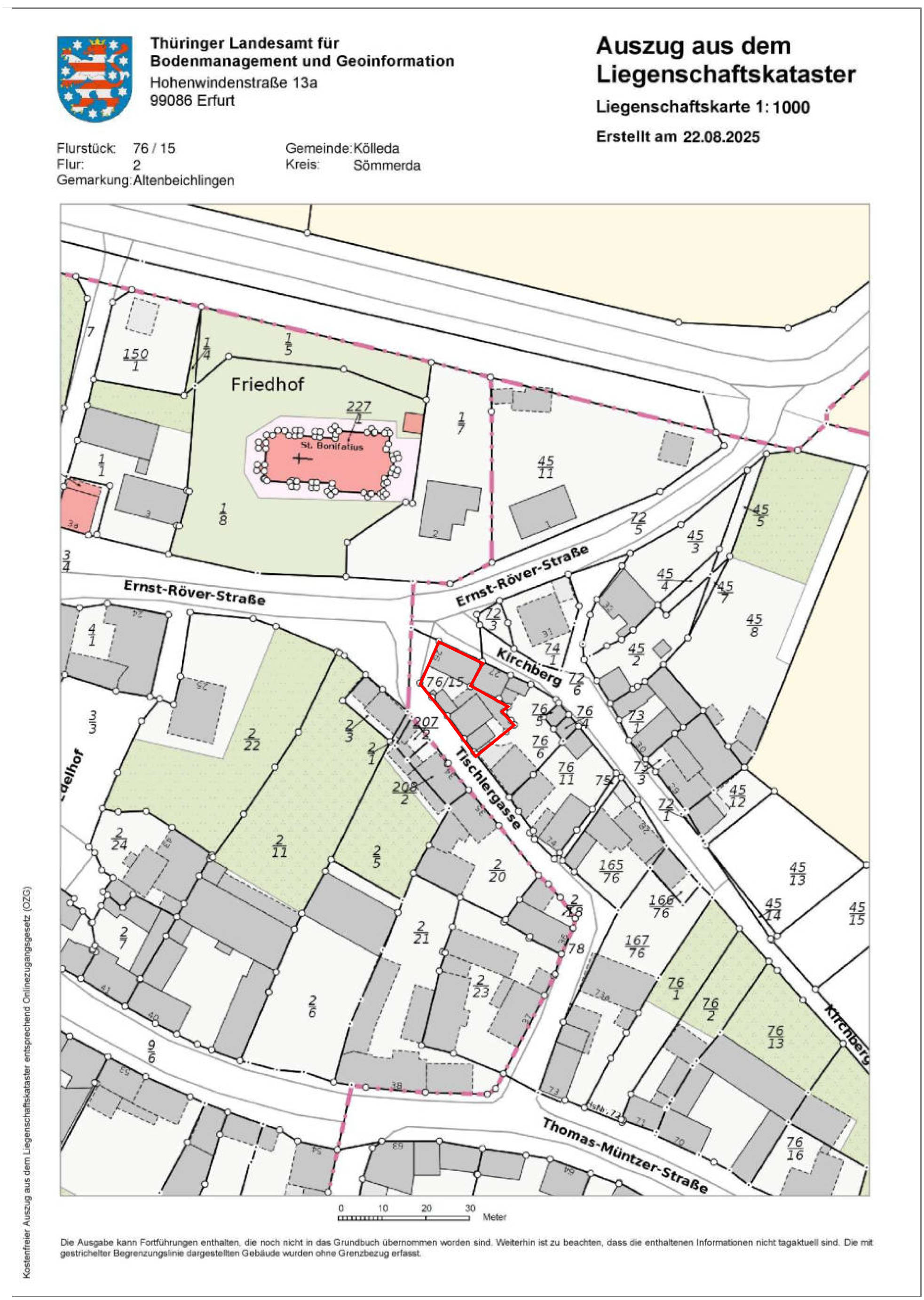 thueringen K 0013/2025 Ernst-Röver-Straße  26, 99625 Kölleda, Altenbeichlingen 24