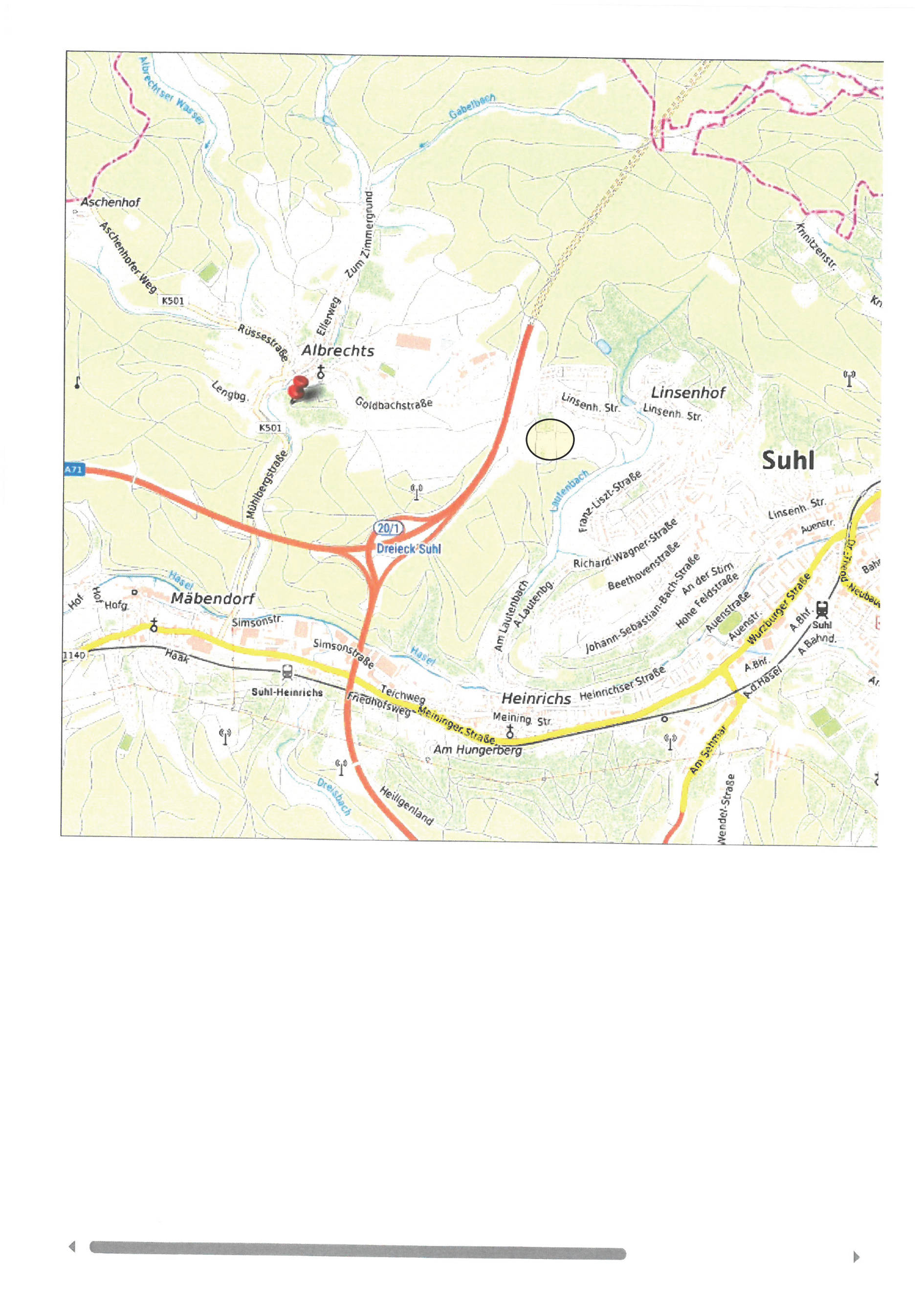thueringen K 0016/2023 Goldbachstraße 29, 98529 Suhl, OT Albrechts 10