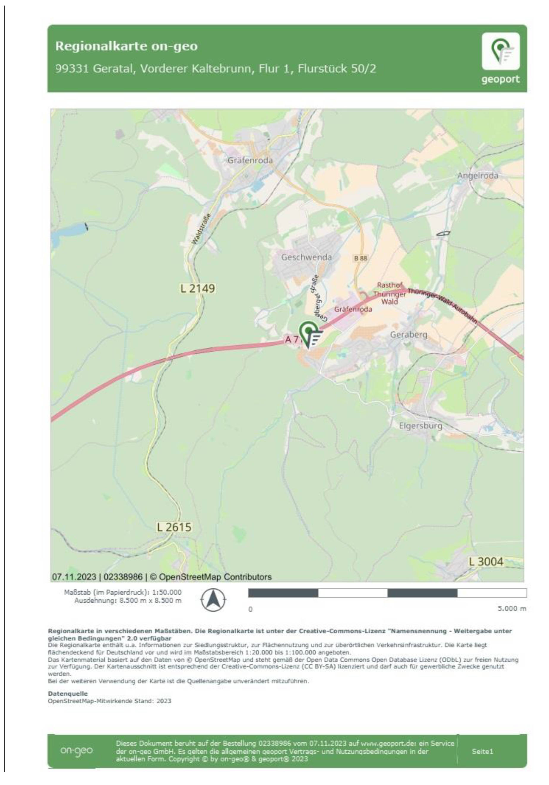 thueringen K0018-2023 Arlesberg, Vorderer Kaltebrunn, 99330 Geratal, Arlesberg