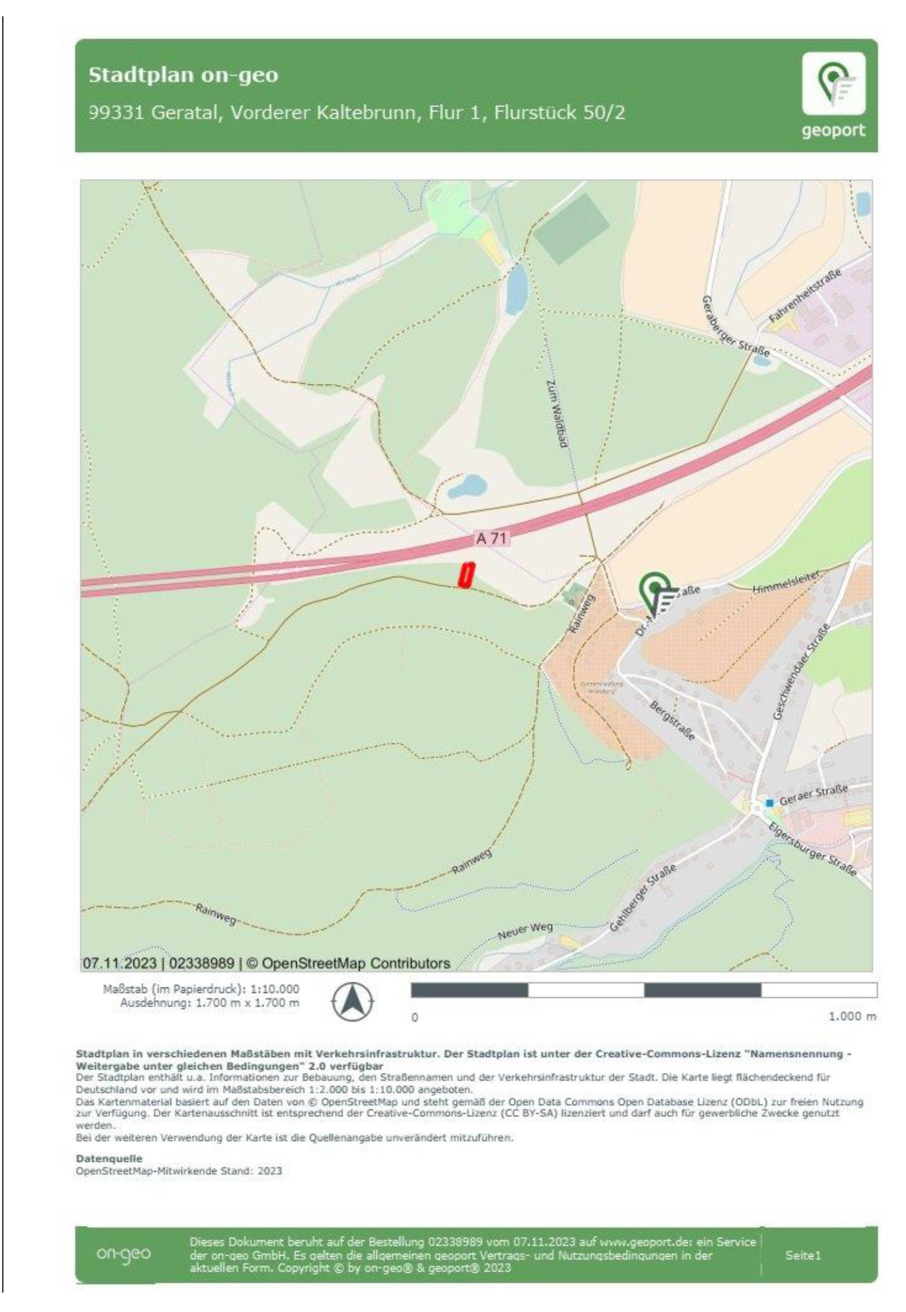 thueringen K0018-2023 Arlesberg, Vorderer Kaltebrunn, 99330 Geratal, Arlesberg