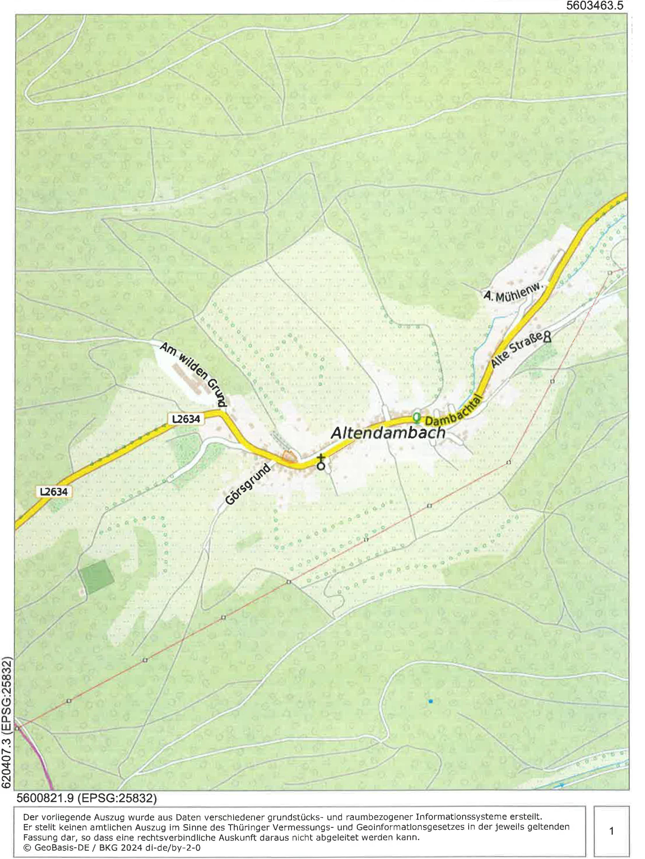 thueringen K 0019/2024 Dambachtal  70, 98553 Schleusingen, OT Altendambach 34