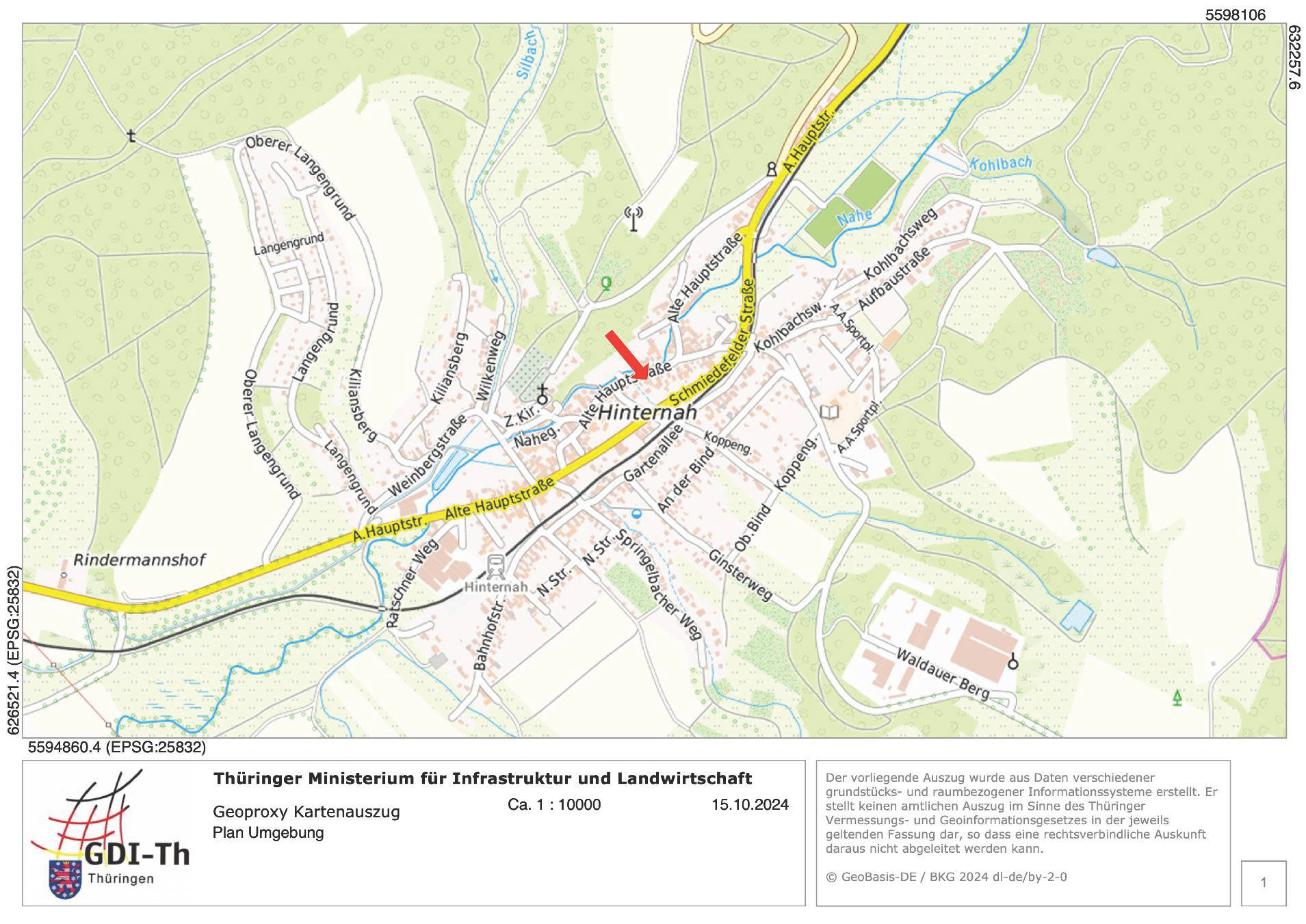 thueringen K 0023/2024 Alte Handelsstraße  58, 98553 Schleusingen , OT Hinternah 33