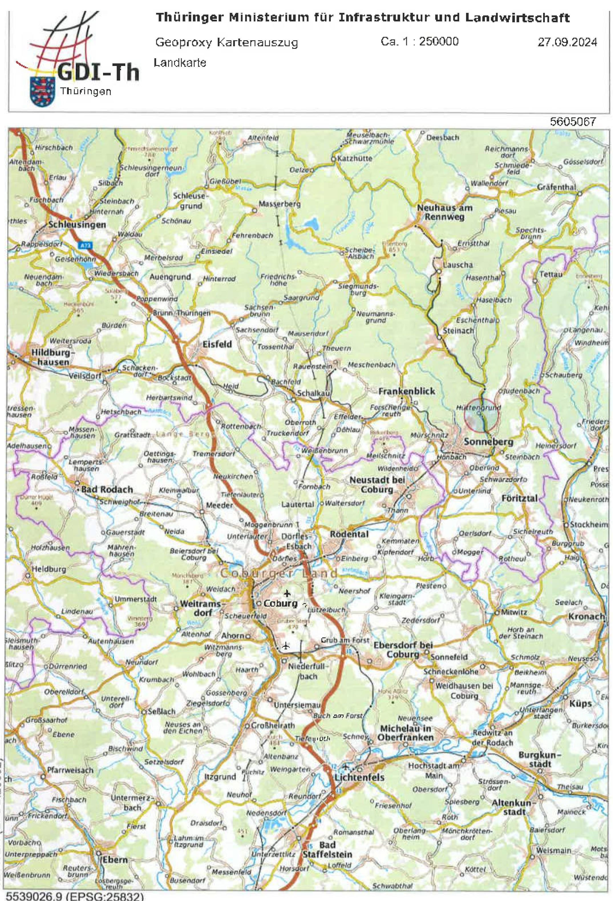 thueringen K 0024/2024 Hüttengrunder Bergstraße, 96515 Sonneberg, OT Hüttengrund 28