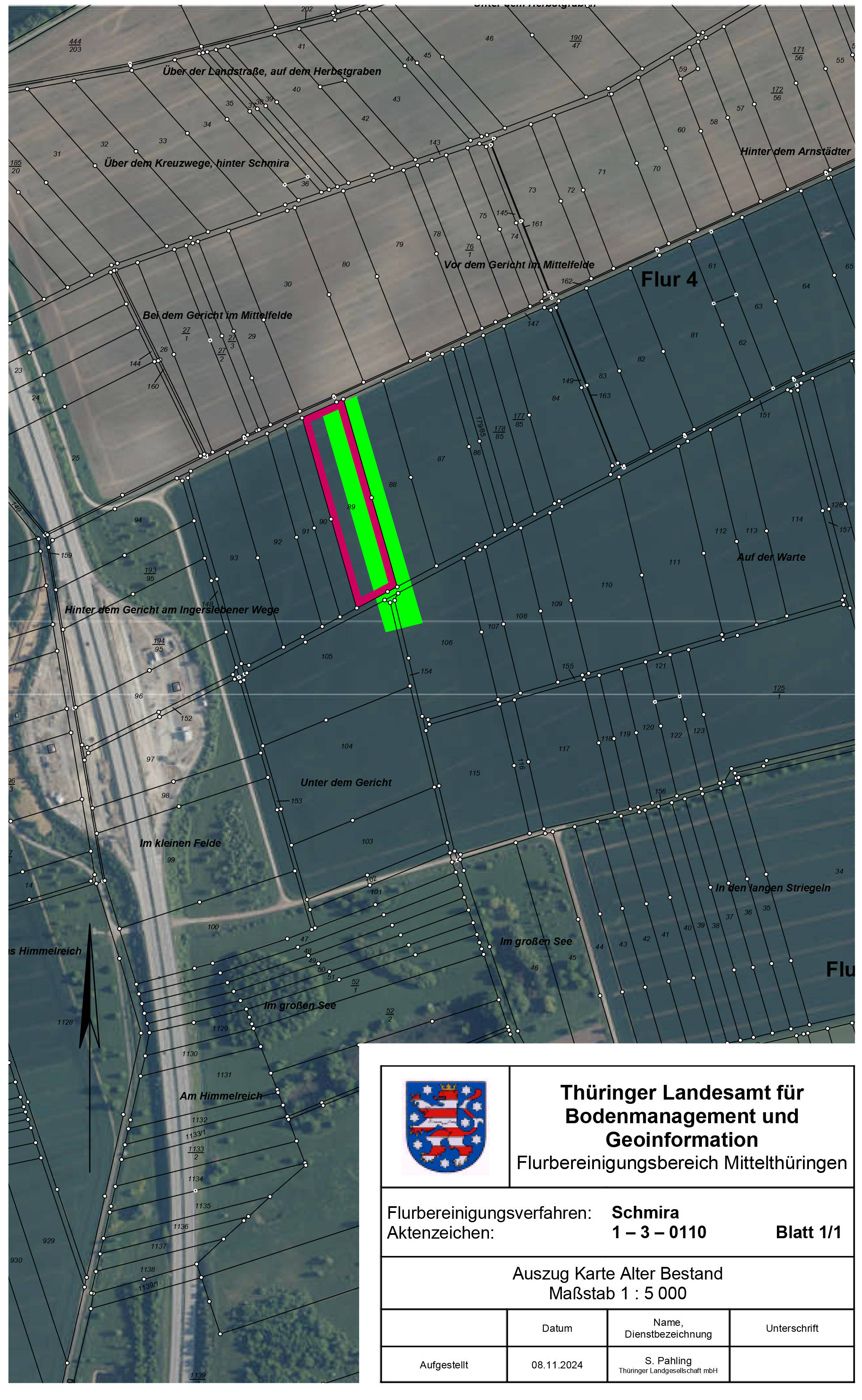 land- und forstwirtschaftlich genutztes Grundstück in Vor dem Gericht im Mittelfelde, 99094 Erfurt, Schmira - Bild 4