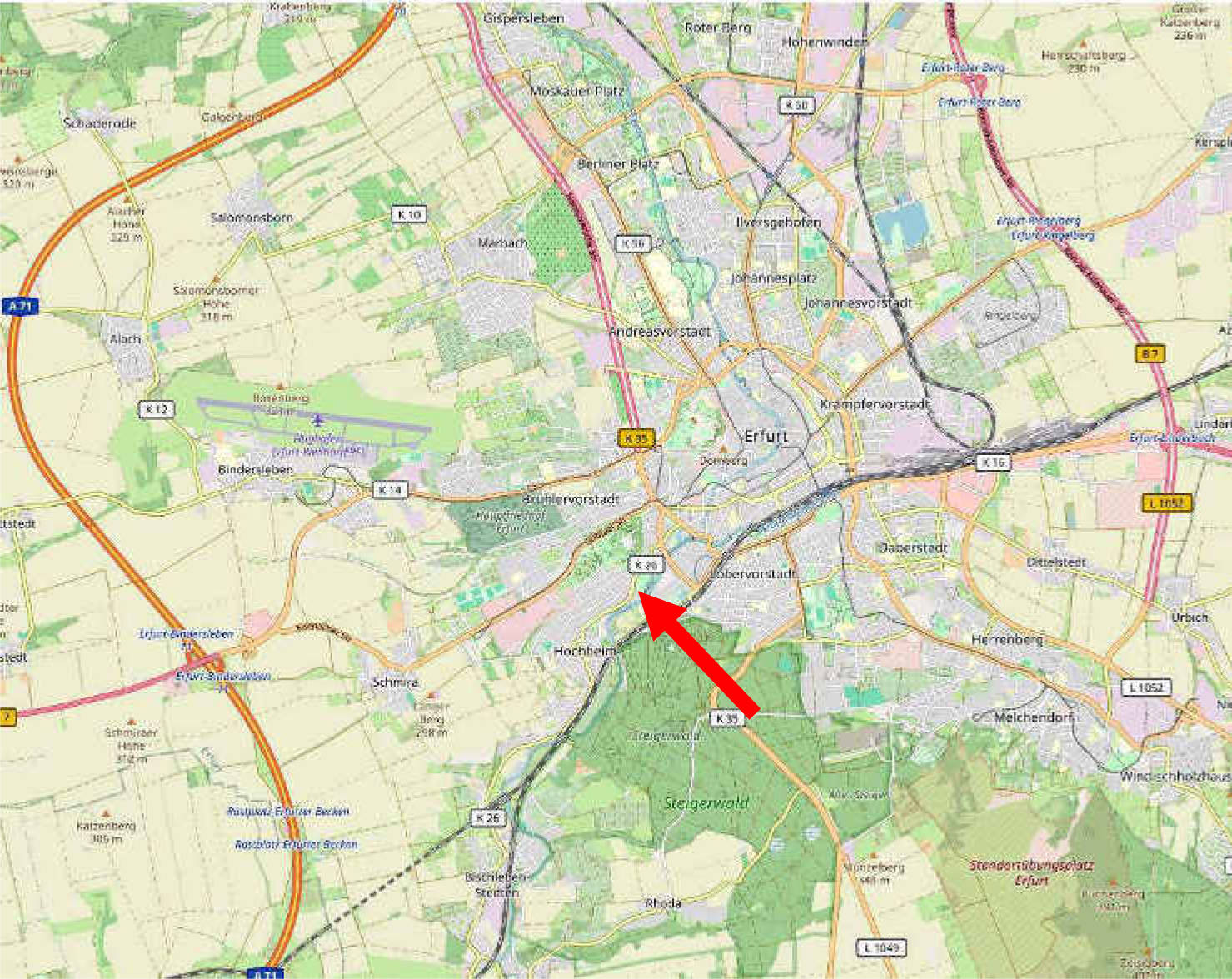 thueringen K0026-2024 Drei-Quellen-Straße 29, 99094 Erfurt, Hochheim