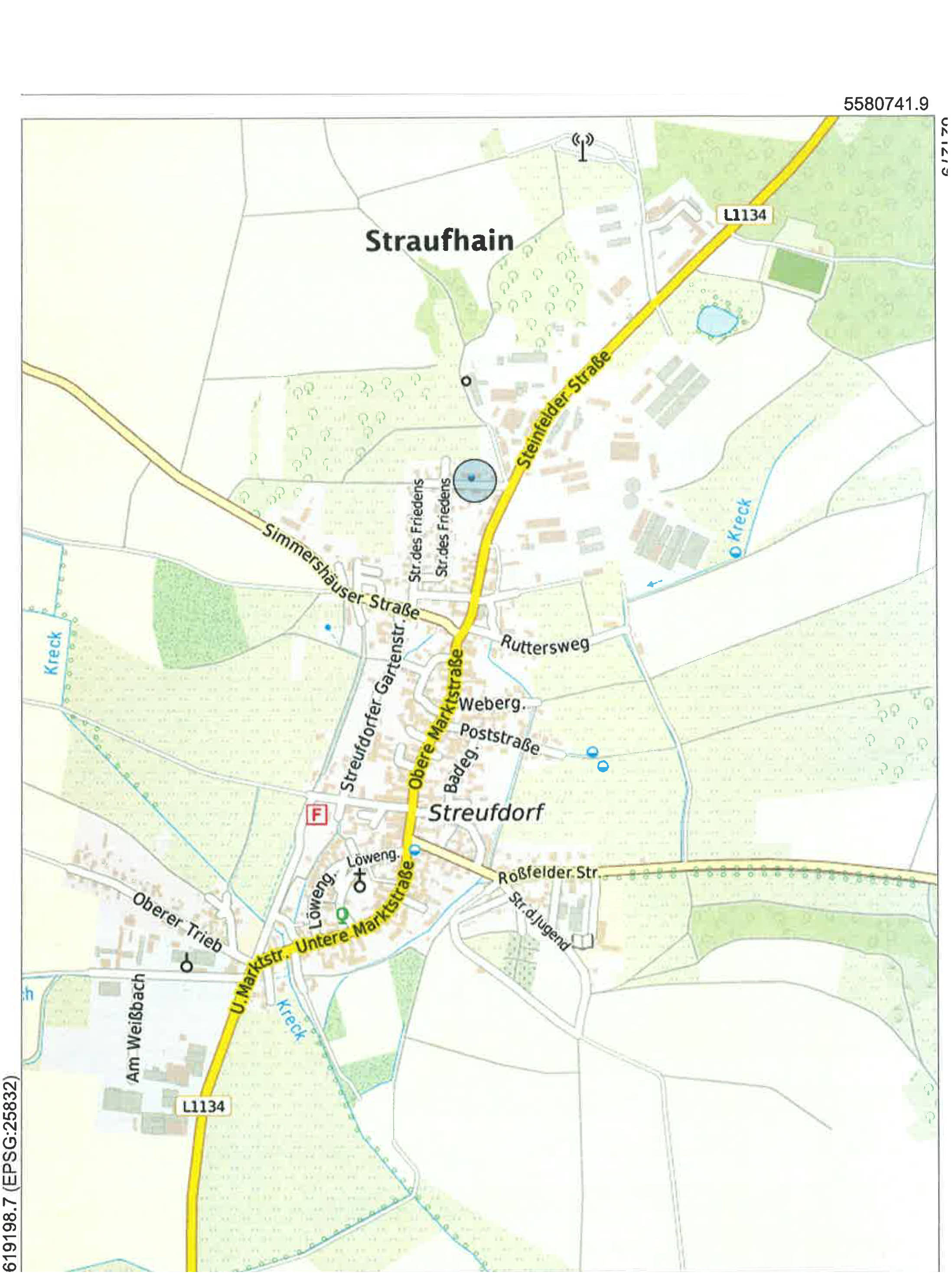 thueringen K 0039/2024 Straße an den Neubauten  4B, 98646 Straufhain/,  OT Streufdorf 17