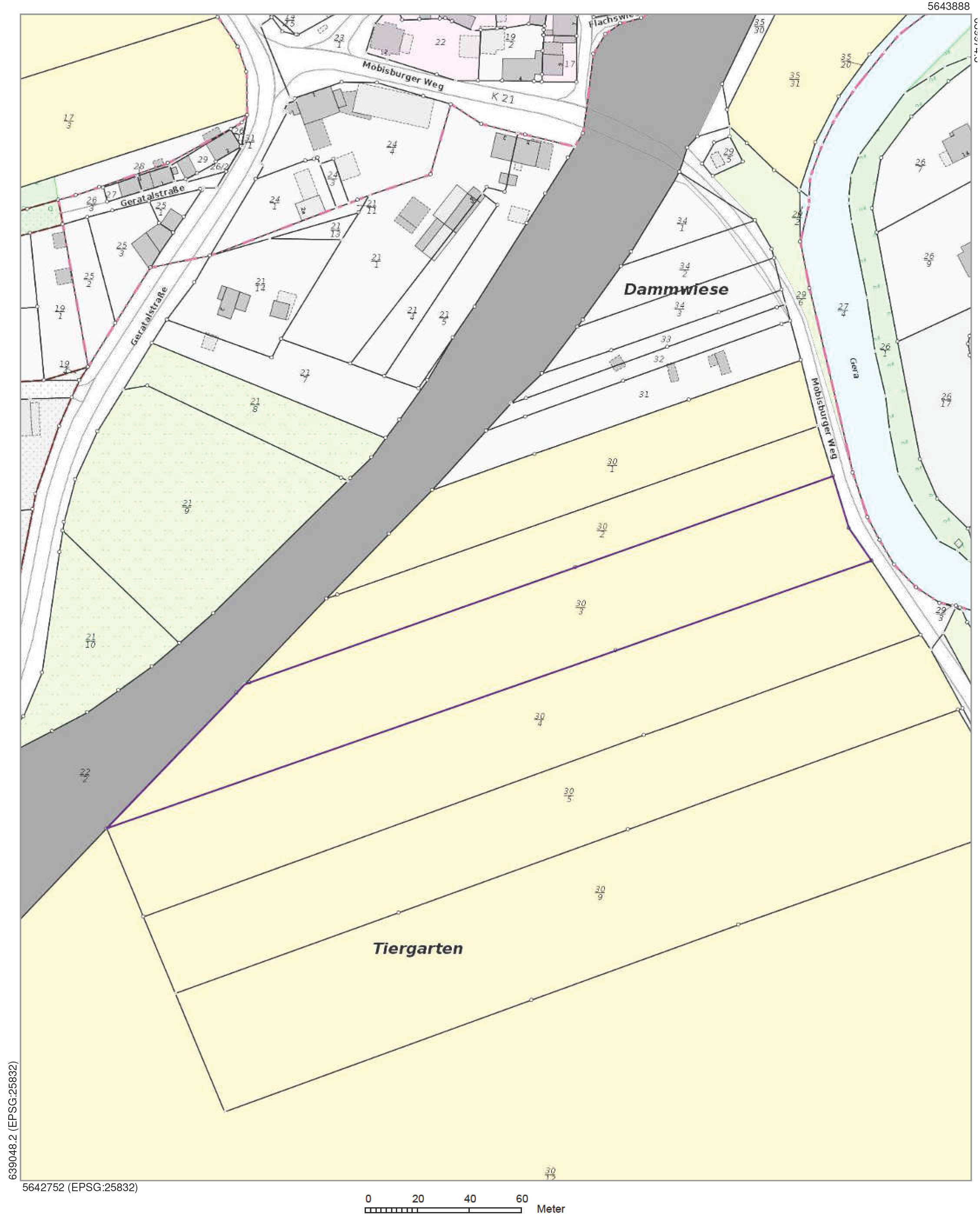 land- und forstwirtschaftlich genutztes Grundstück, Verkehrsfläche in Tiergarten, 99094 Erfurt, Bischleben - Bild 2