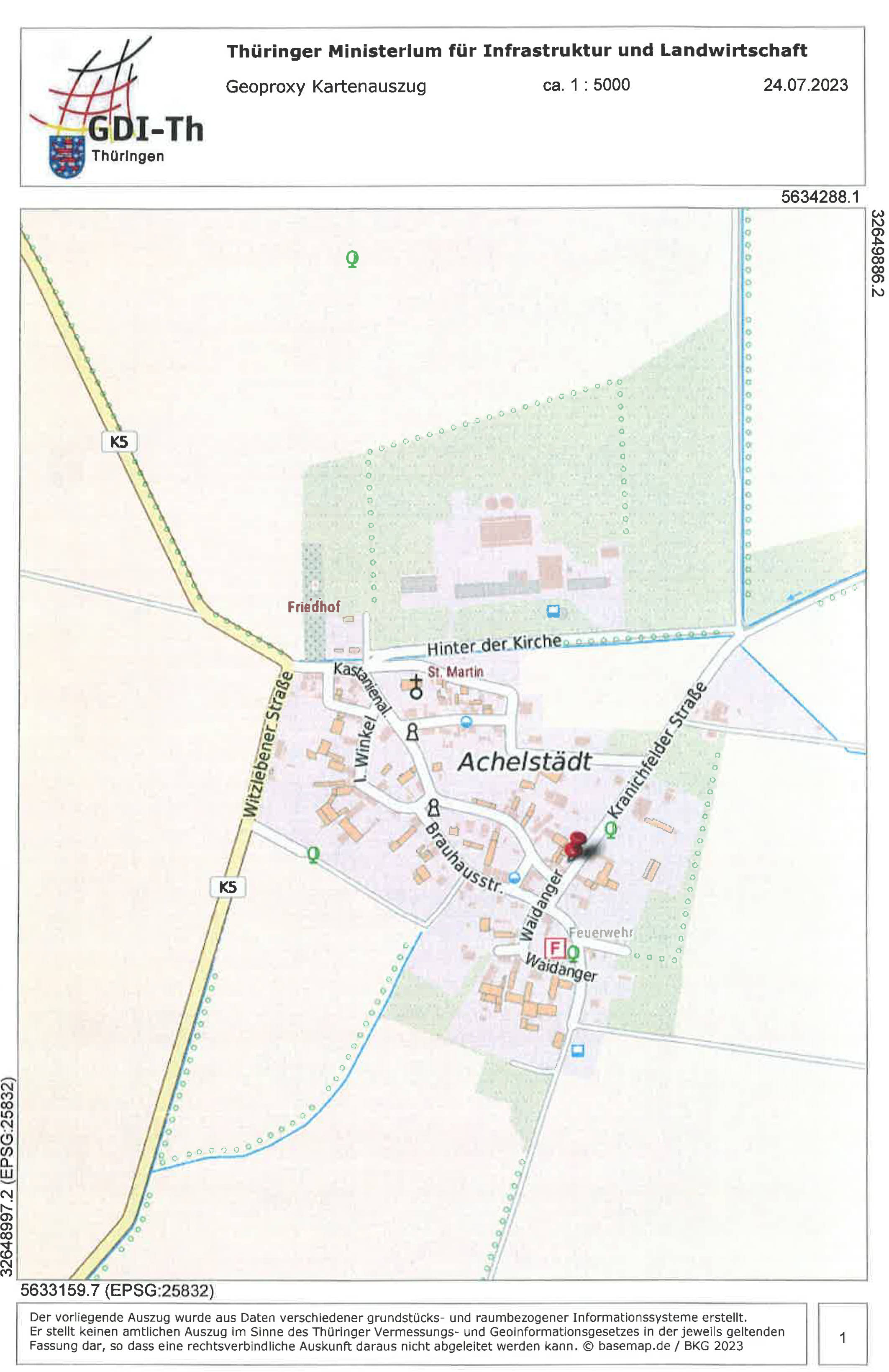 thueringen K 0058/2022 Kranichfelder Straße  16, 99310 Arnstadt, Achelstädt 32