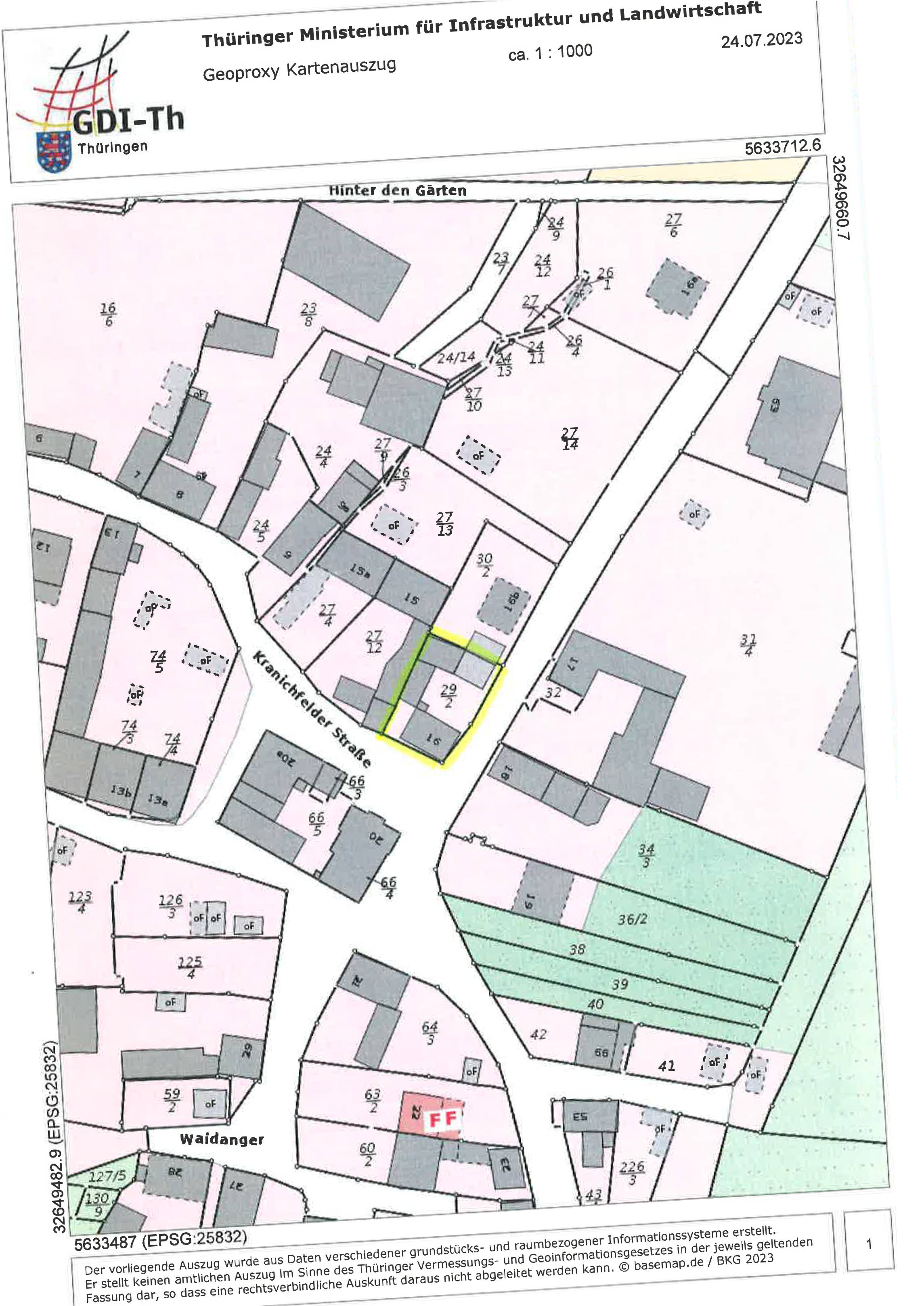 thueringen K 0058/2022 Kranichfelder Straße  16, 99310 Arnstadt, Achelstädt 28