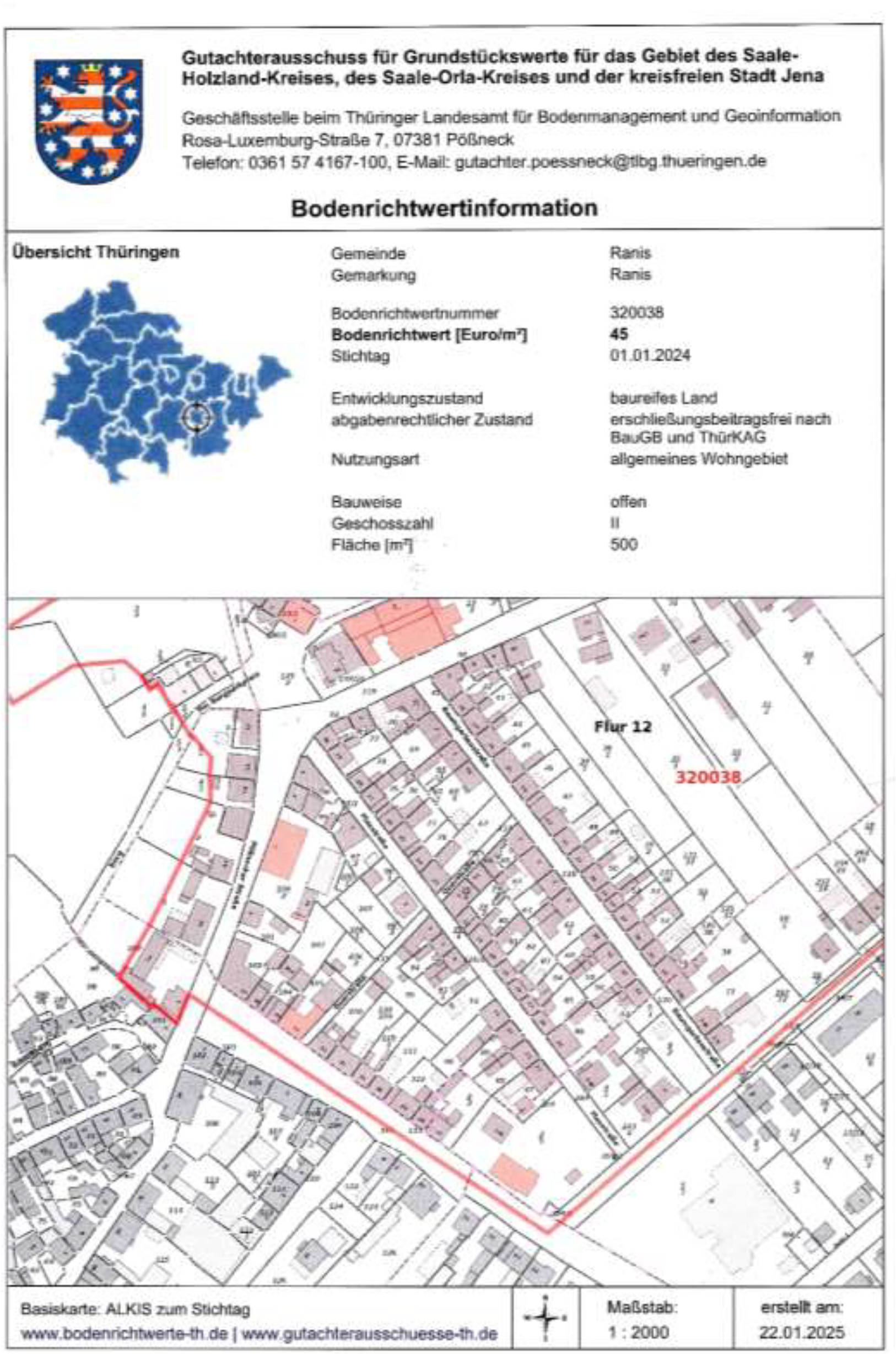 thueringen K0082/2024 Planstraße  7, 07389 Ranis 9