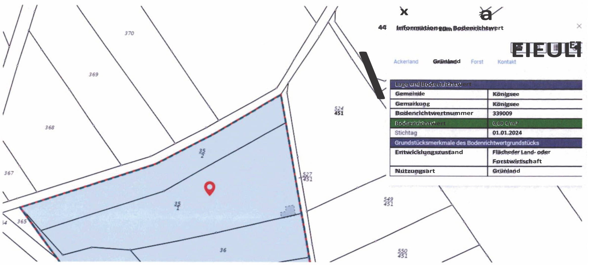 Gartengrundstück in Der Lommelkopf, 07426 Königsee