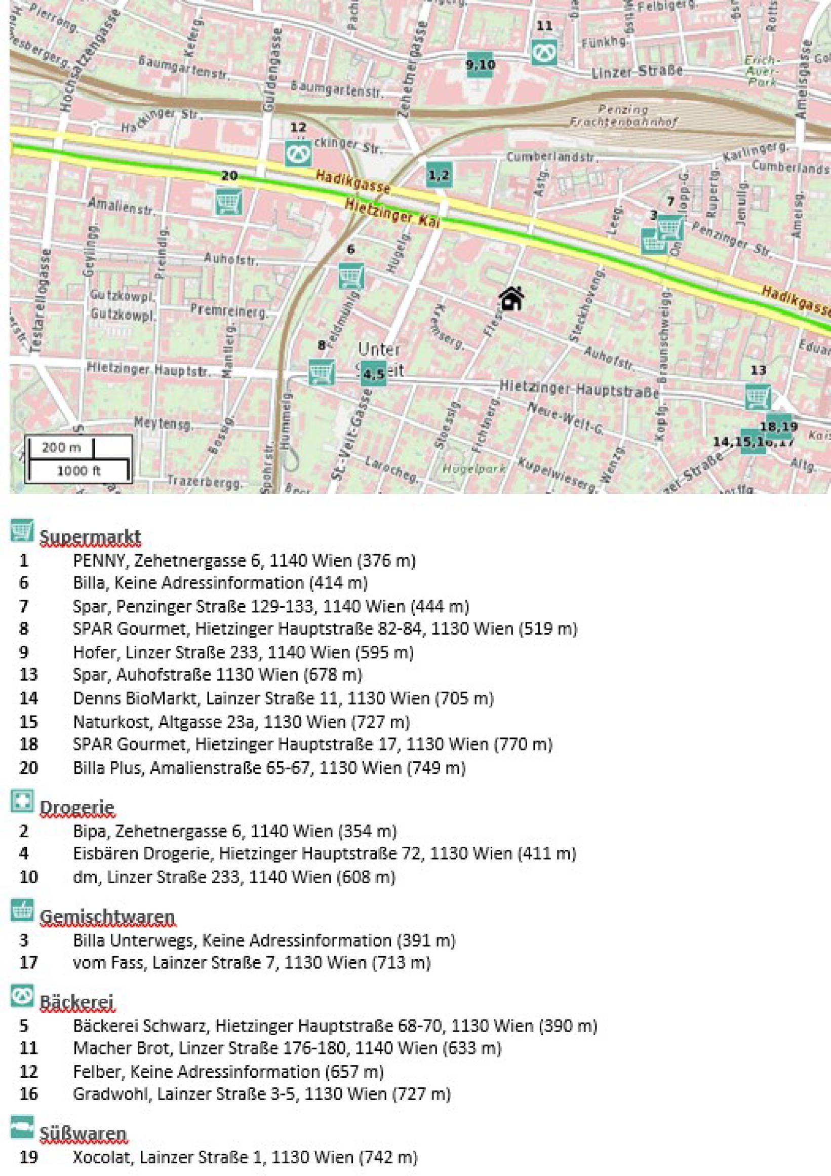 wien 4 E 28/25a Fleschgasse 18, 1130 Wien 16